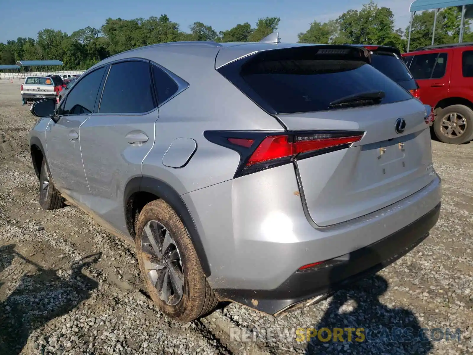 3 Фотография поврежденного автомобиля JTJBARBZ3K2193626 LEXUS NX 2019