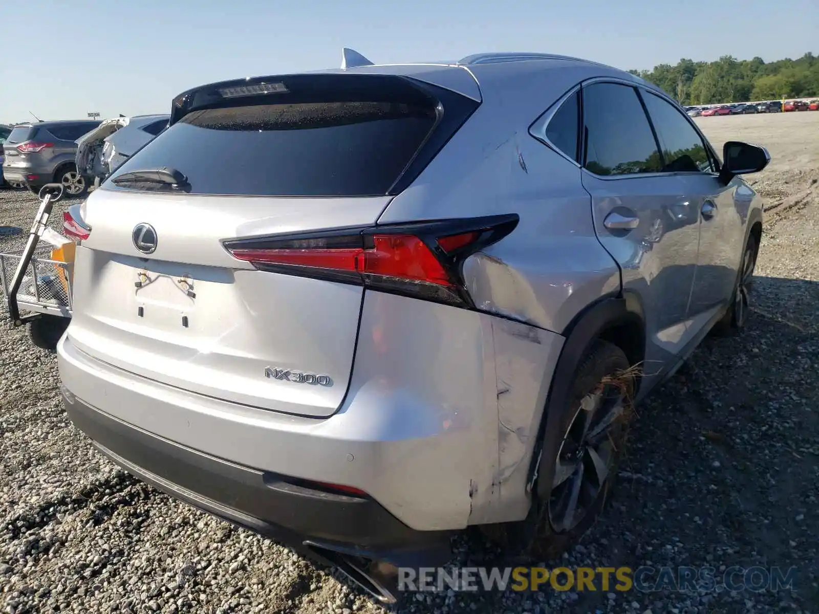 4 Photograph of a damaged car JTJBARBZ3K2193626 LEXUS NX 2019