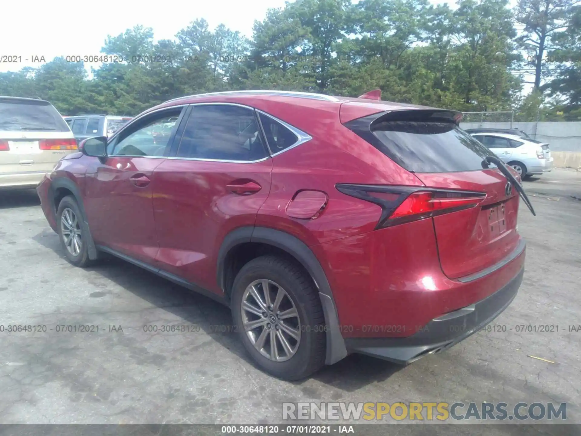 3 Фотография поврежденного автомобиля JTJBARBZ3K2194419 LEXUS NX 2019