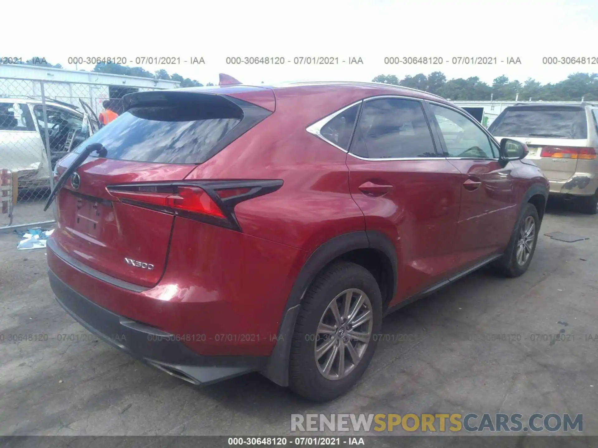 4 Фотография поврежденного автомобиля JTJBARBZ3K2194419 LEXUS NX 2019