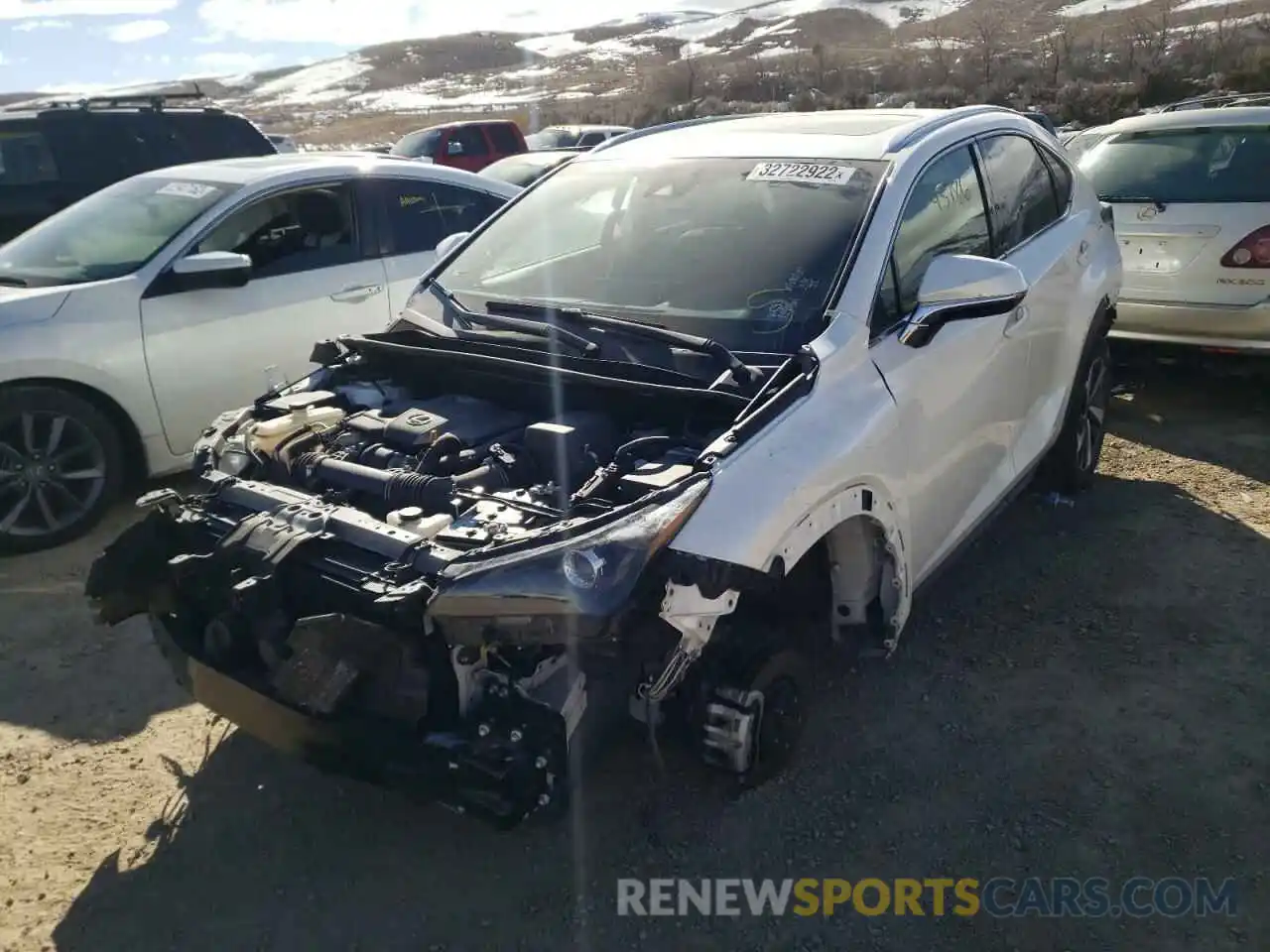 2 Photograph of a damaged car JTJBARBZ3K2199863 LEXUS NX 2019