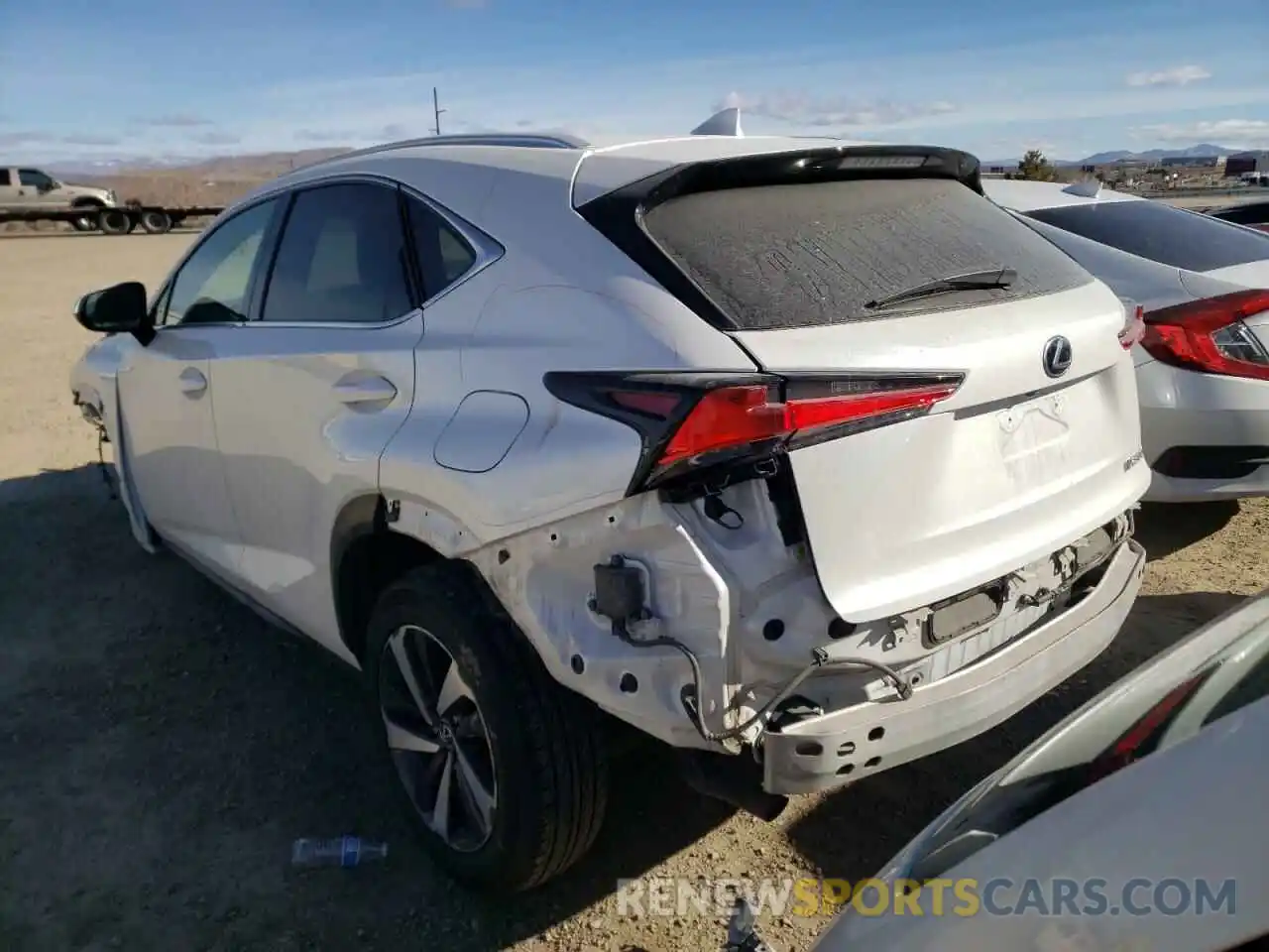 3 Photograph of a damaged car JTJBARBZ3K2199863 LEXUS NX 2019