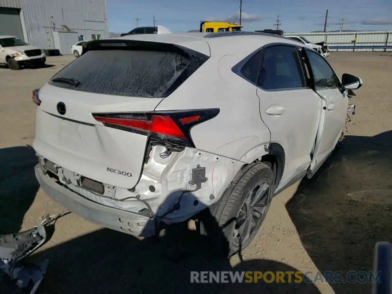 4 Photograph of a damaged car JTJBARBZ3K2199863 LEXUS NX 2019