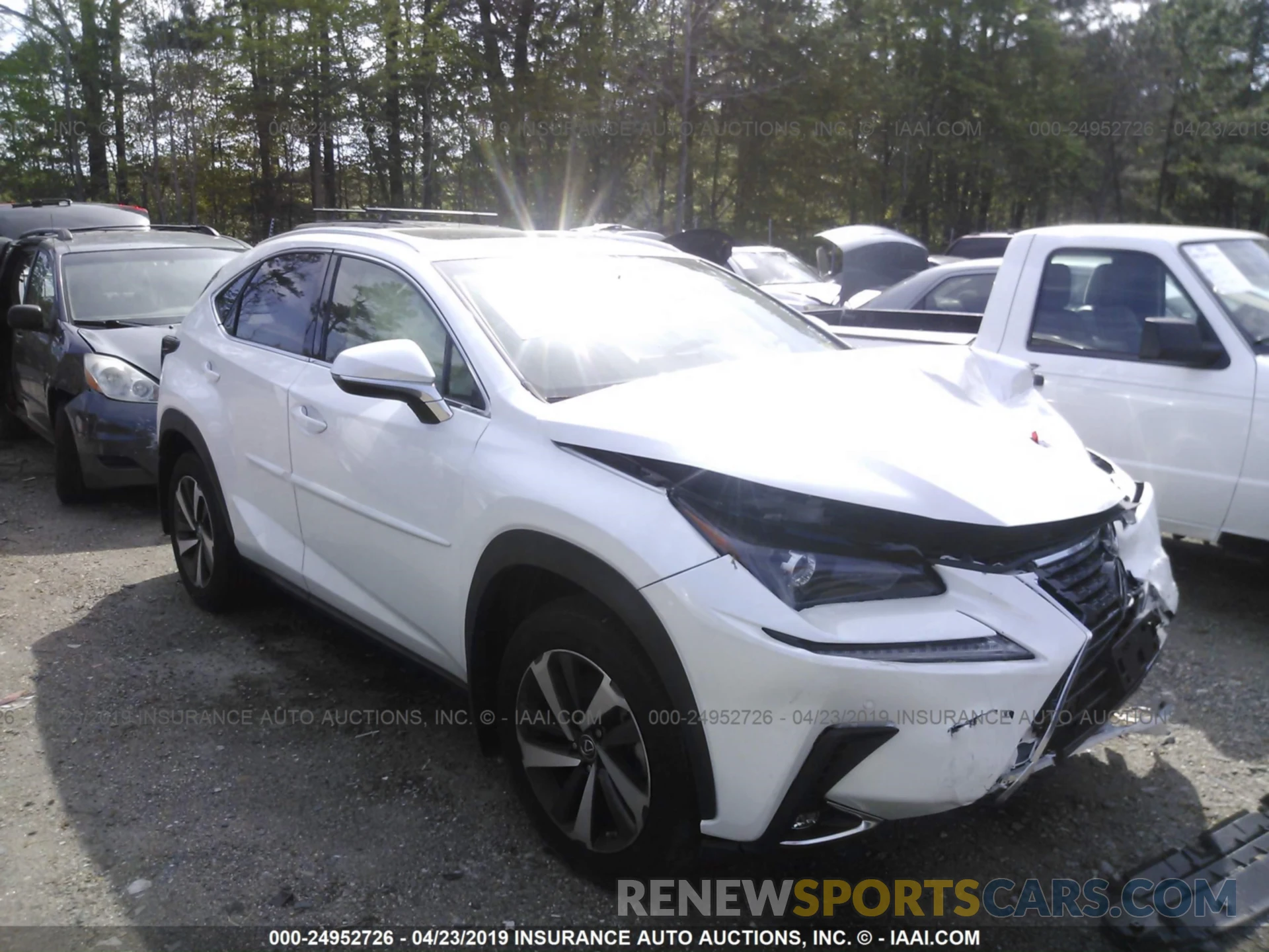 1 Photograph of a damaged car JTJBARBZ3K2200221 LEXUS NX 2019