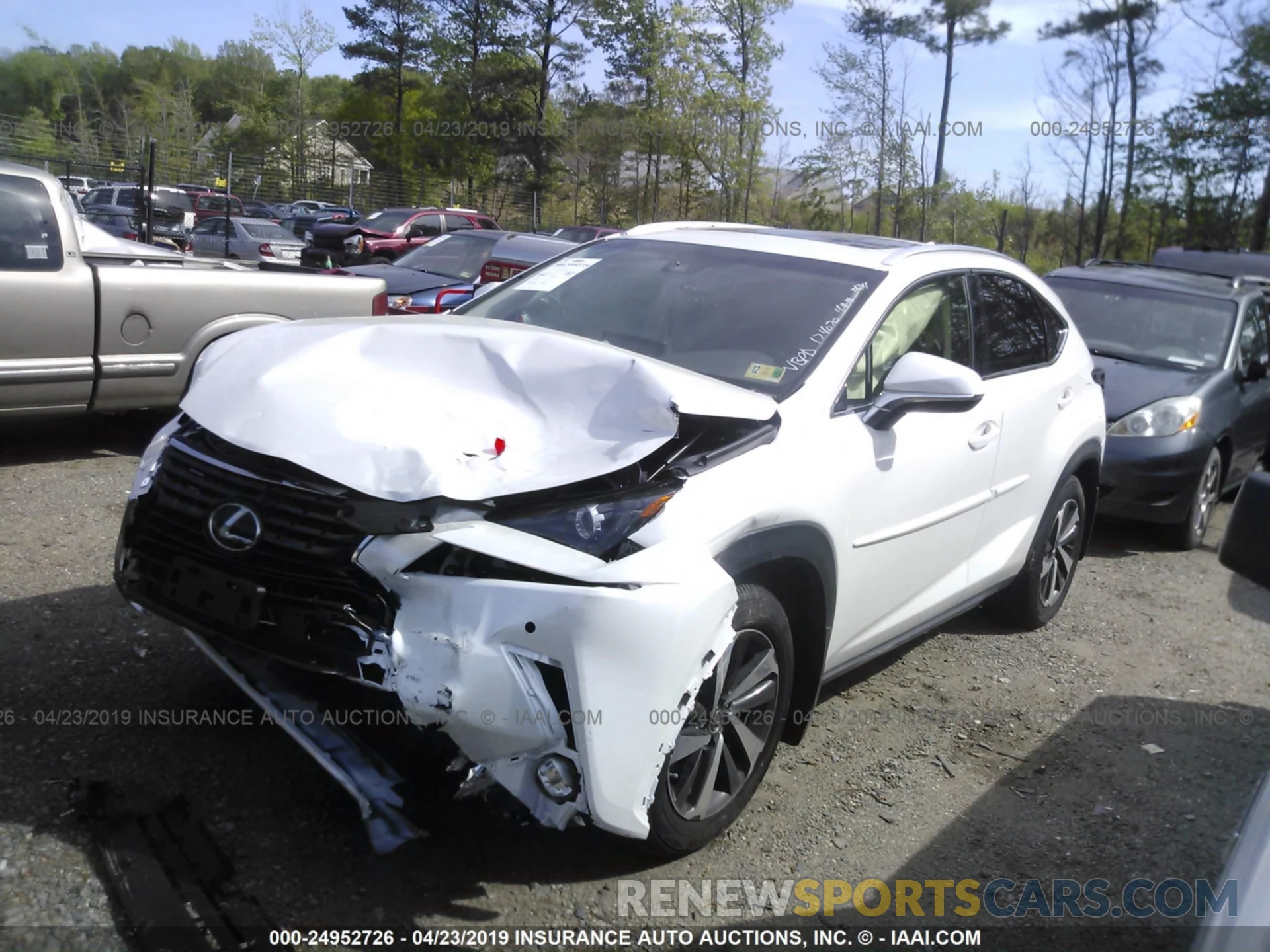 2 Photograph of a damaged car JTJBARBZ3K2200221 LEXUS NX 2019