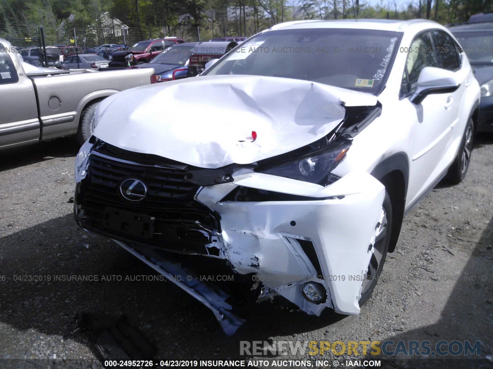 6 Photograph of a damaged car JTJBARBZ3K2200221 LEXUS NX 2019