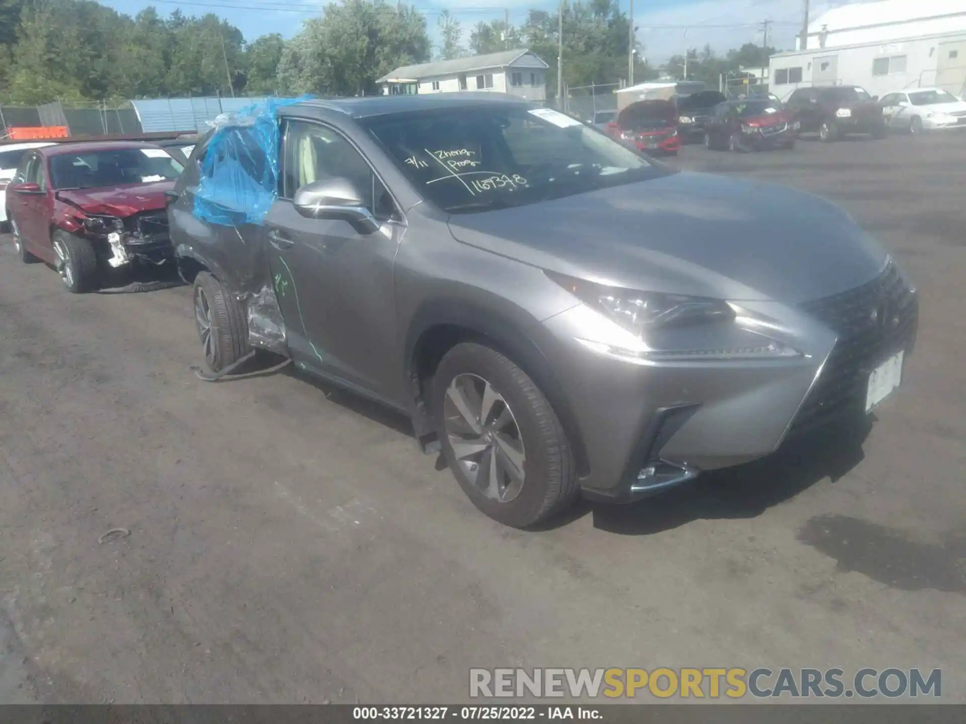 1 Photograph of a damaged car JTJBARBZ3K2204060 LEXUS NX 2019