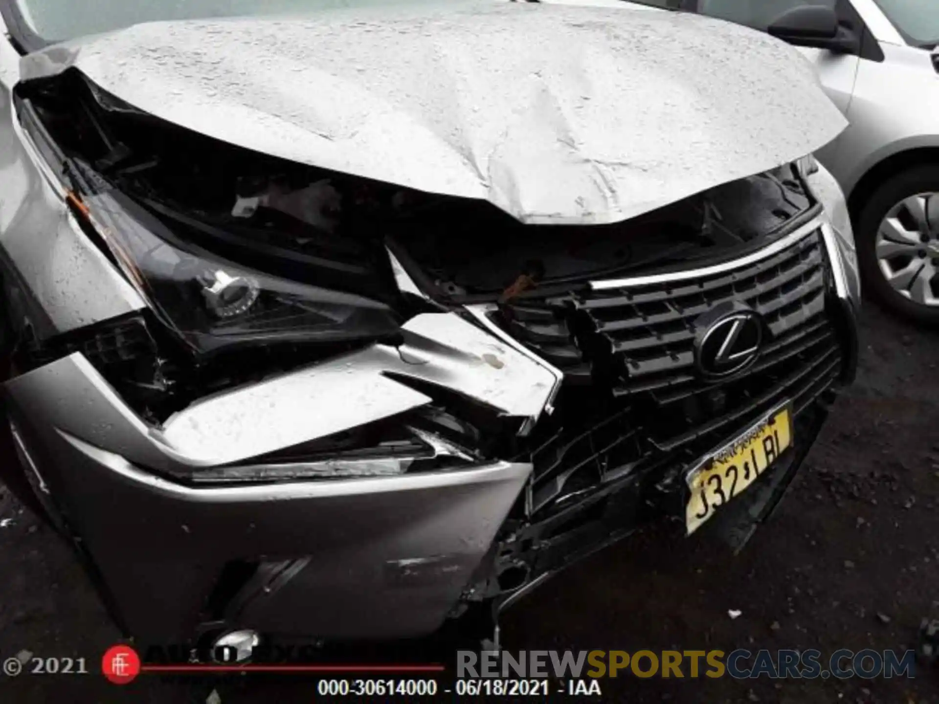 1 Photograph of a damaged car JTJBARBZ3K2206875 LEXUS NX 2019