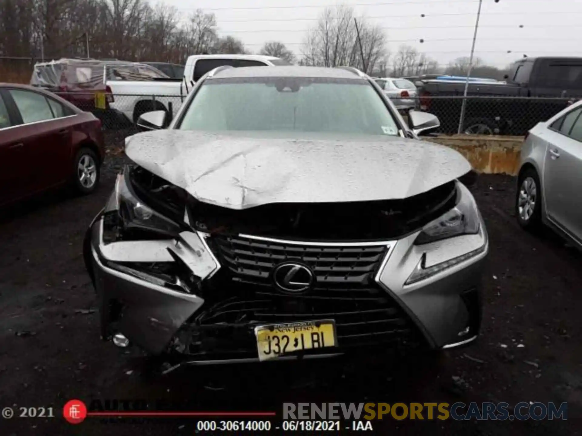 3 Photograph of a damaged car JTJBARBZ3K2206875 LEXUS NX 2019