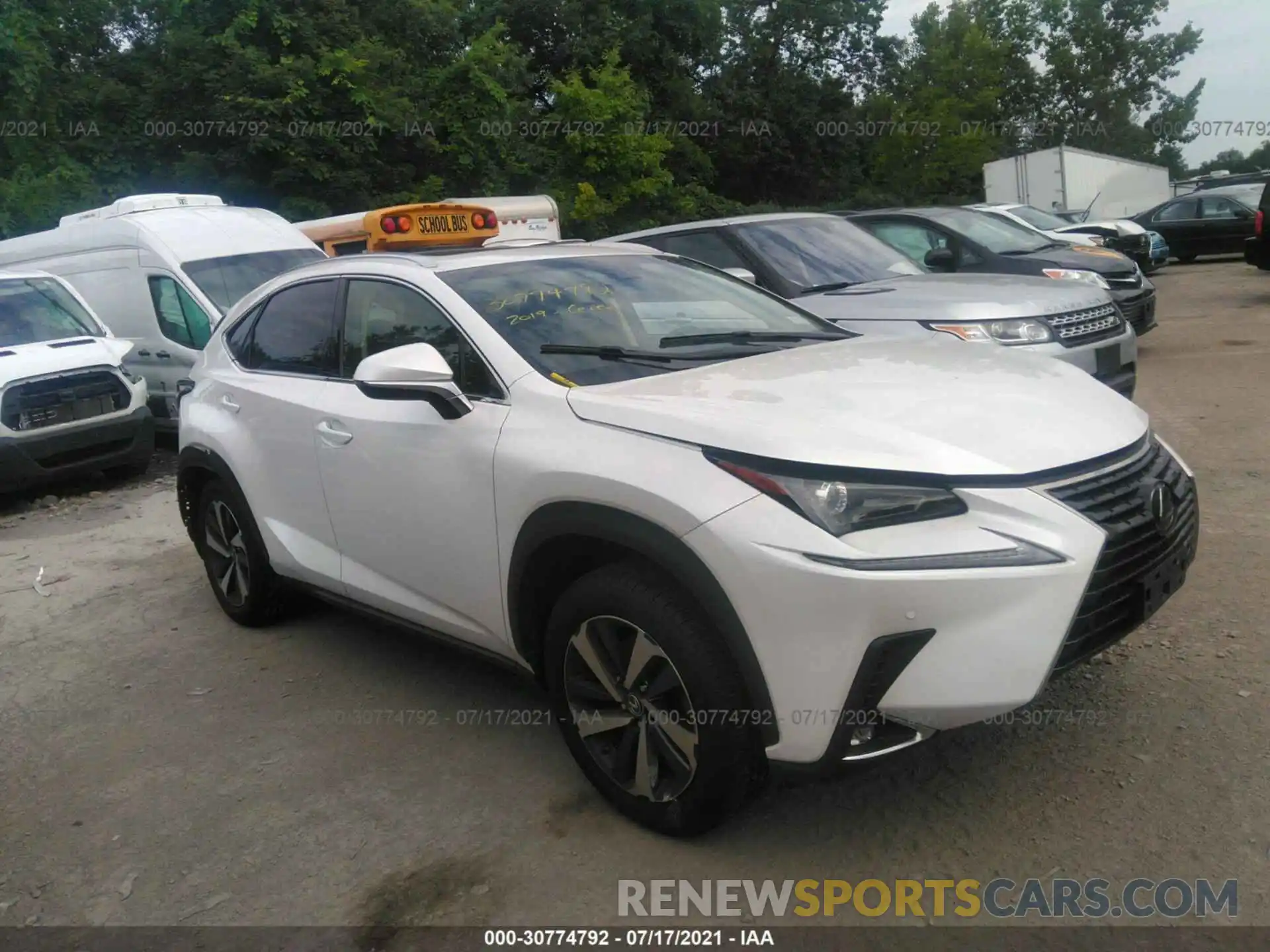 1 Photograph of a damaged car JTJBARBZ3K2208397 LEXUS NX 2019