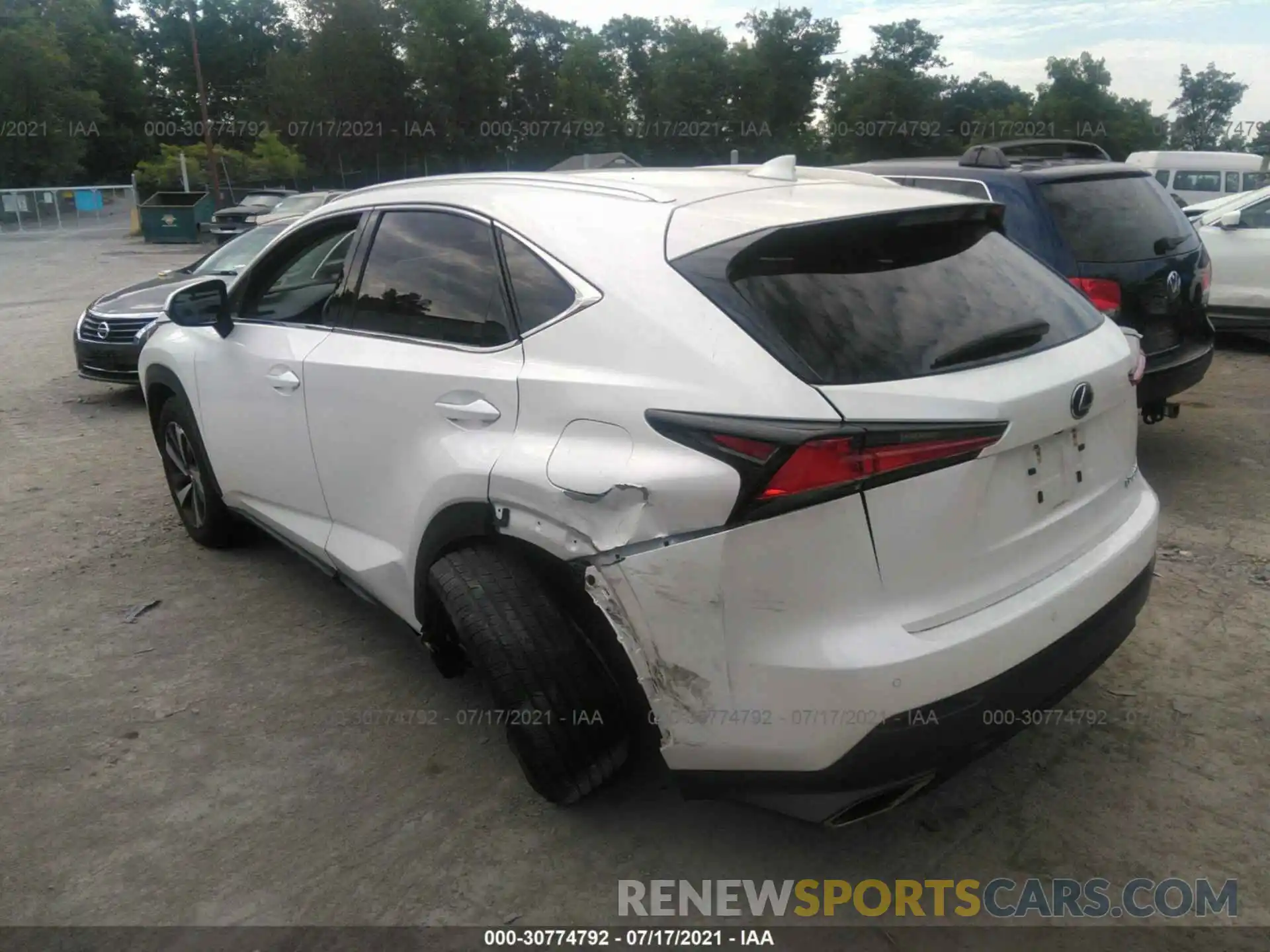 3 Photograph of a damaged car JTJBARBZ3K2208397 LEXUS NX 2019