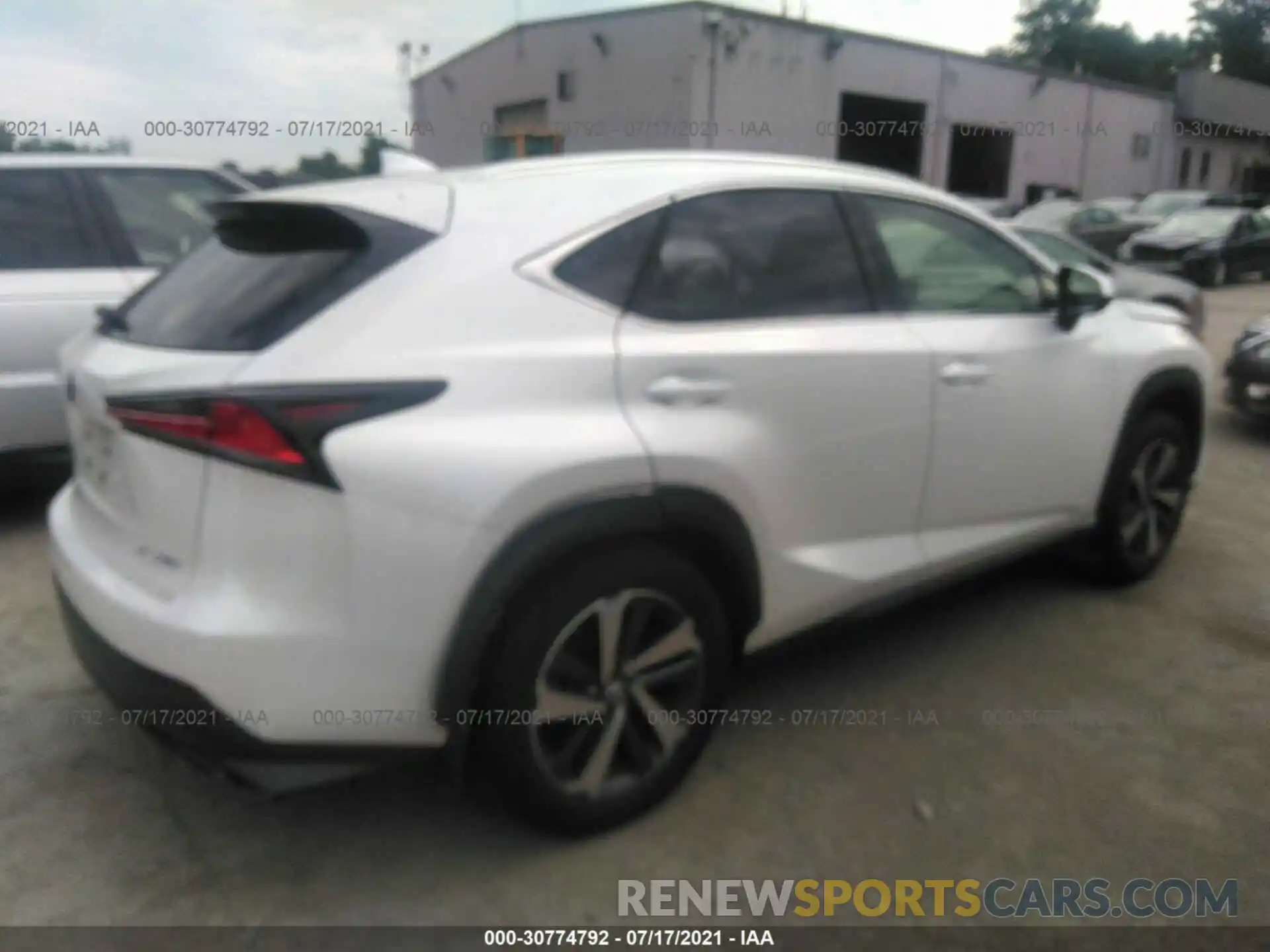 4 Photograph of a damaged car JTJBARBZ3K2208397 LEXUS NX 2019