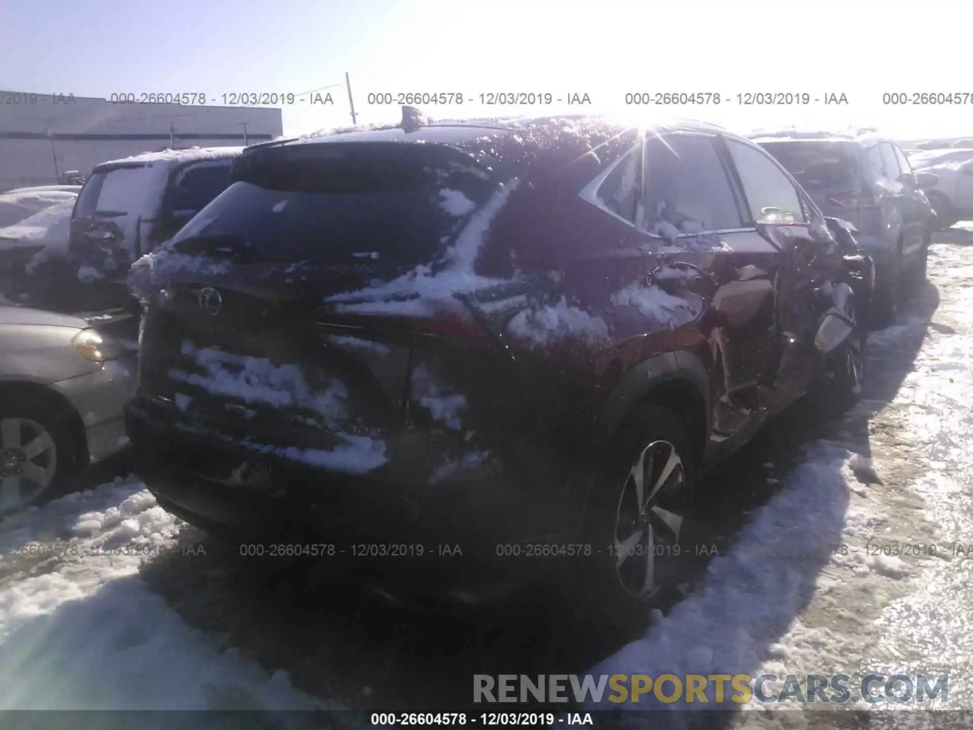 4 Photograph of a damaged car JTJBARBZ3K2210134 LEXUS NX 2019