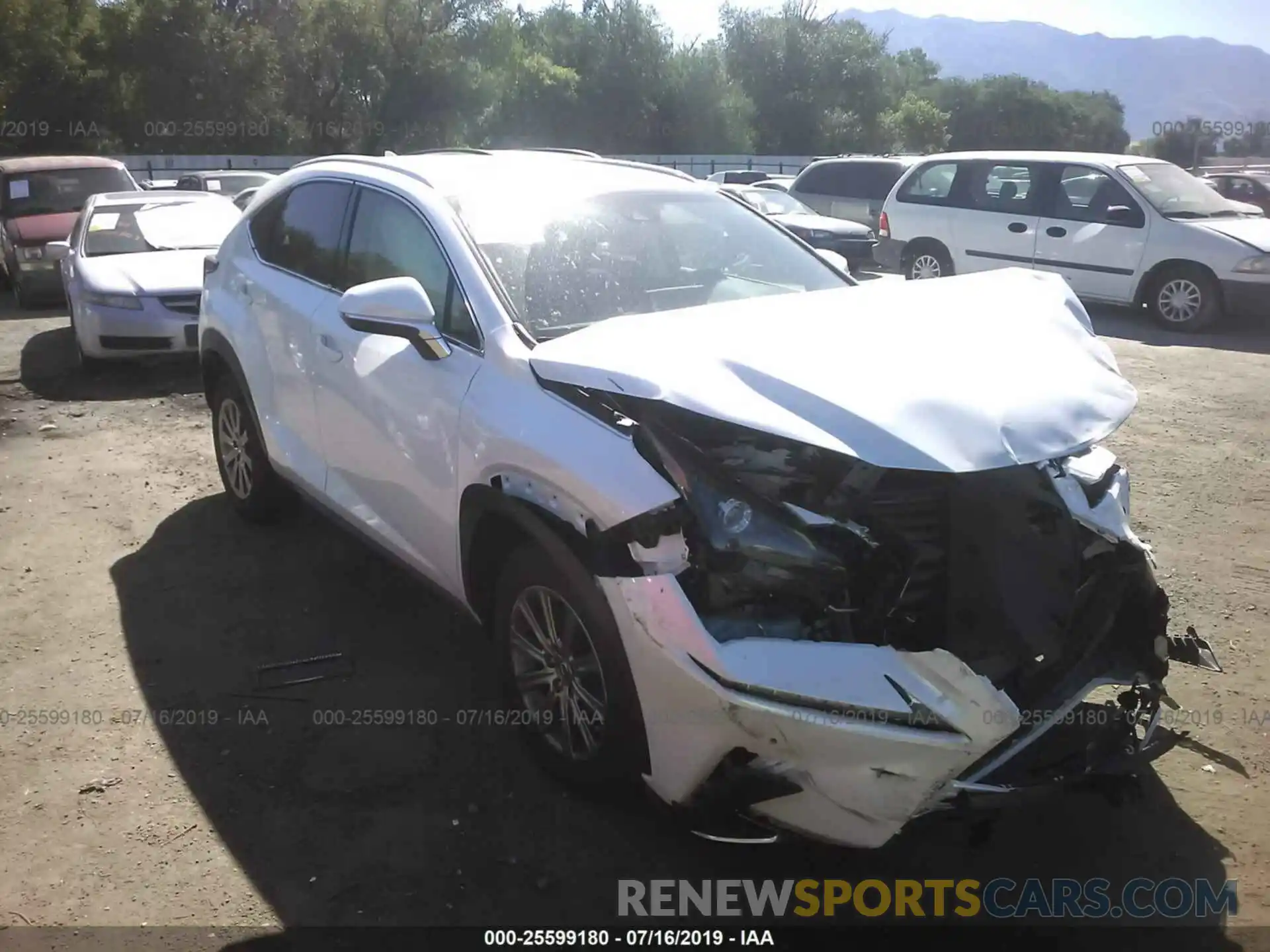 1 Photograph of a damaged car JTJBARBZ3K2211137 LEXUS NX 2019