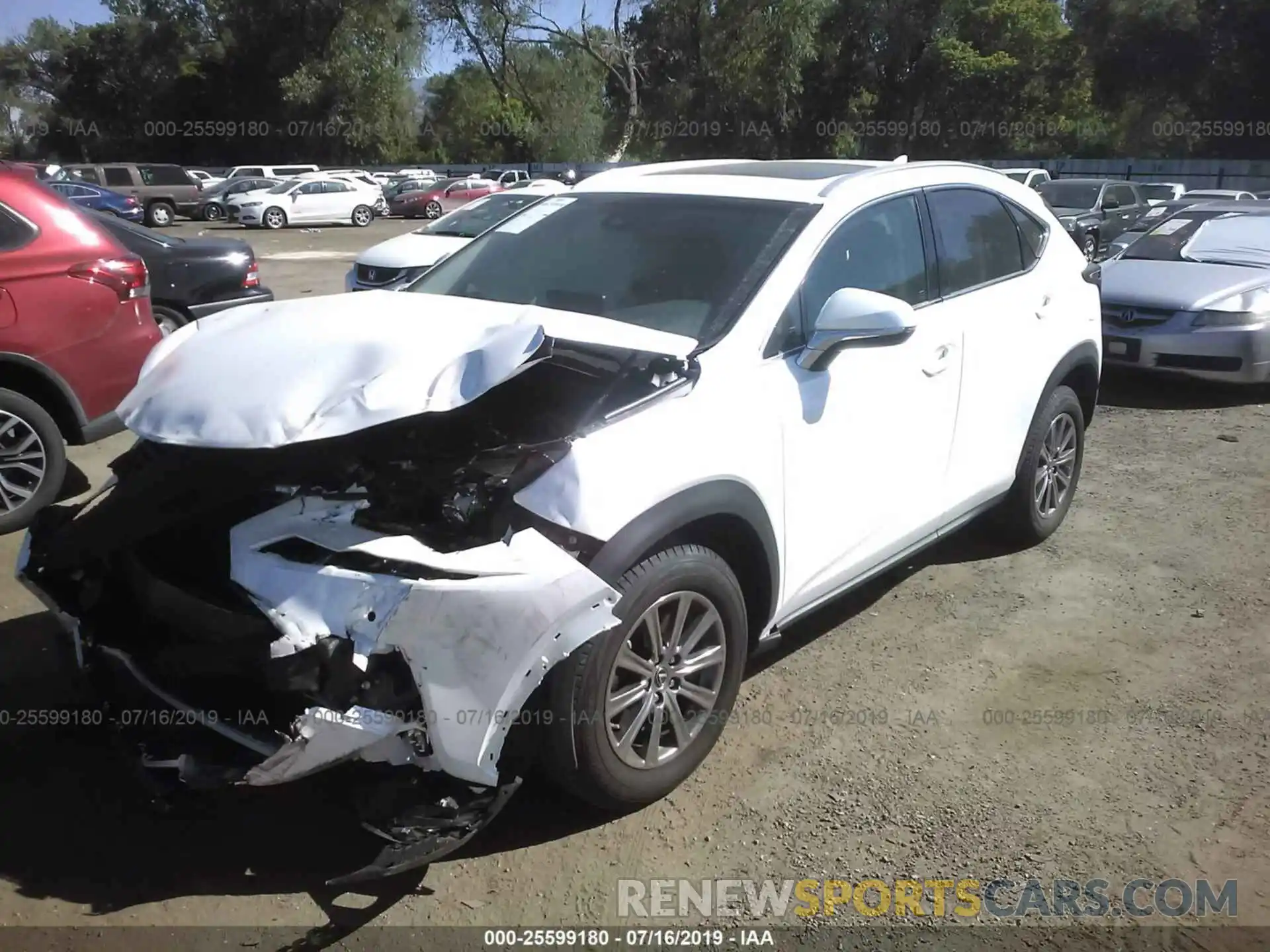 2 Photograph of a damaged car JTJBARBZ3K2211137 LEXUS NX 2019