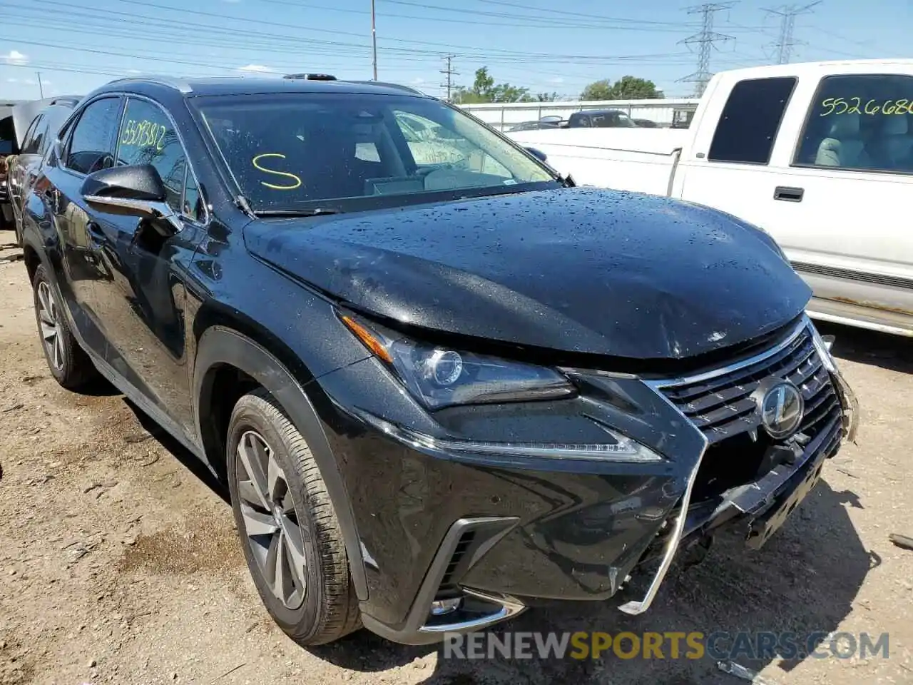 1 Photograph of a damaged car JTJBARBZ3K2211638 LEXUS NX 2019