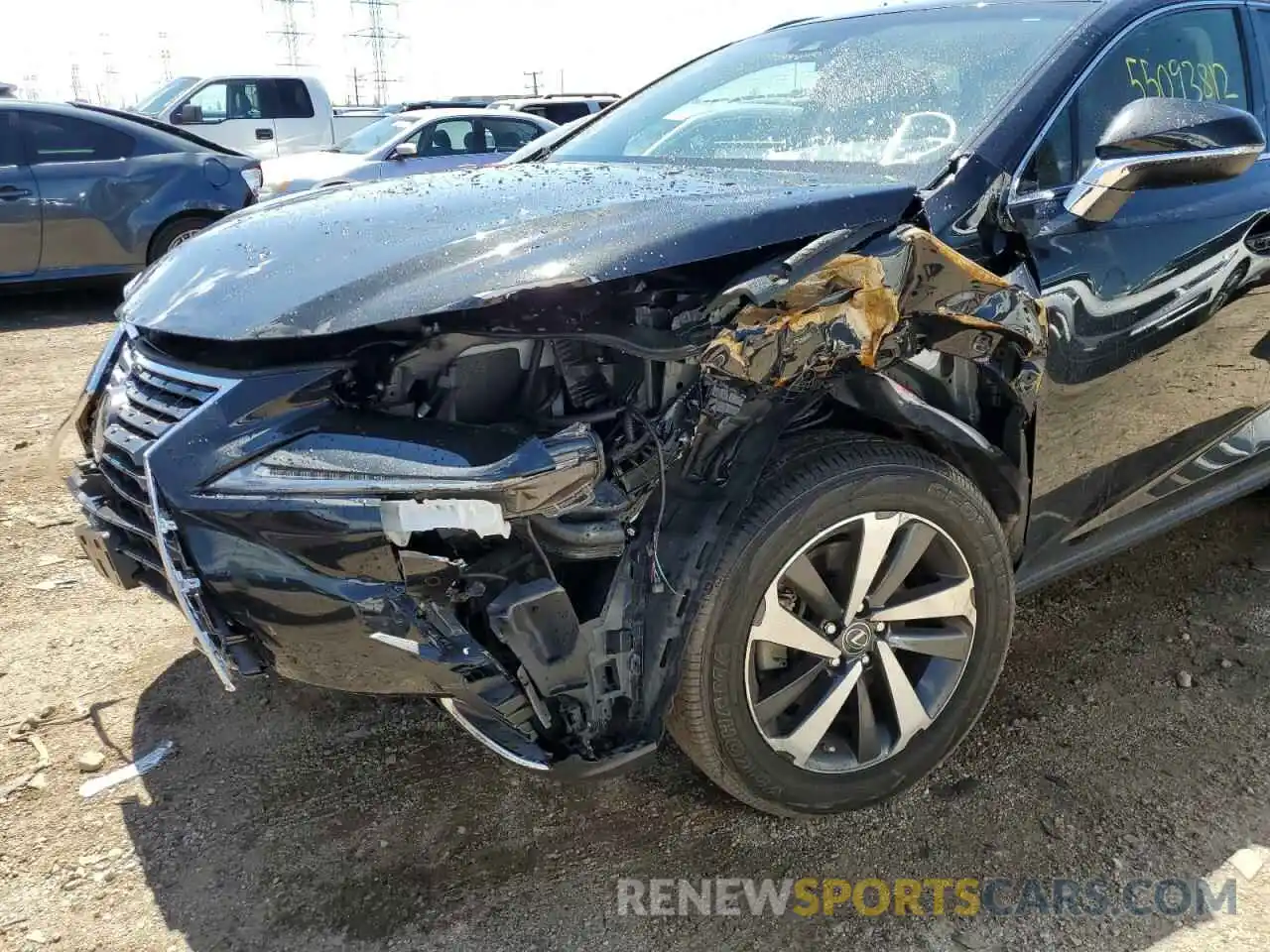 9 Photograph of a damaged car JTJBARBZ3K2211638 LEXUS NX 2019