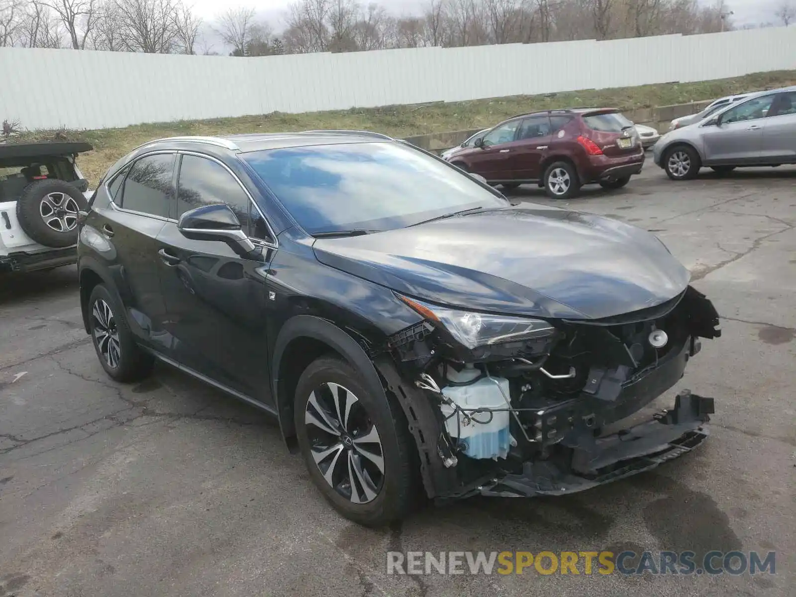 1 Photograph of a damaged car JTJBARBZ4K2182182 LEXUS NX 2019