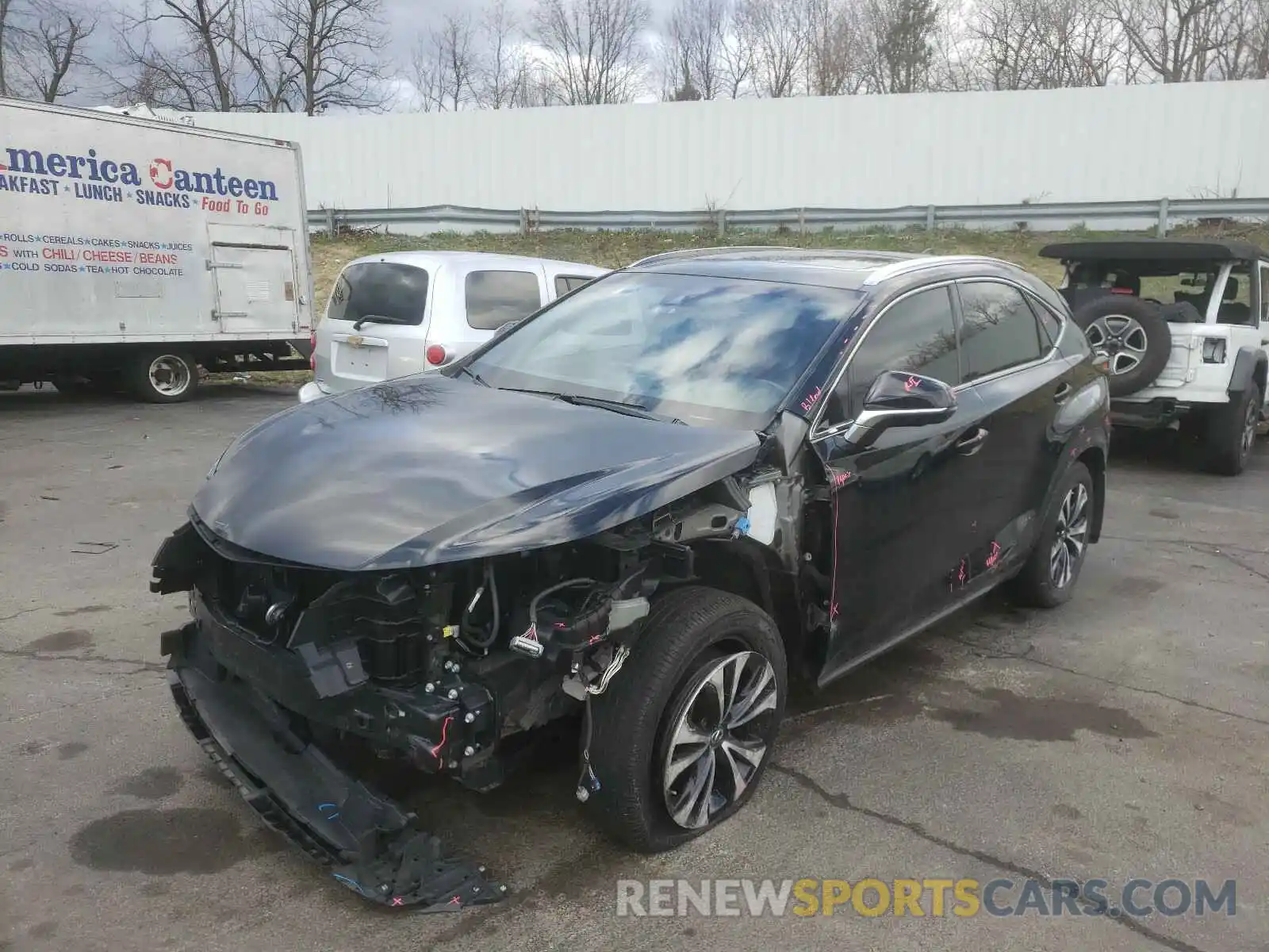 2 Photograph of a damaged car JTJBARBZ4K2182182 LEXUS NX 2019