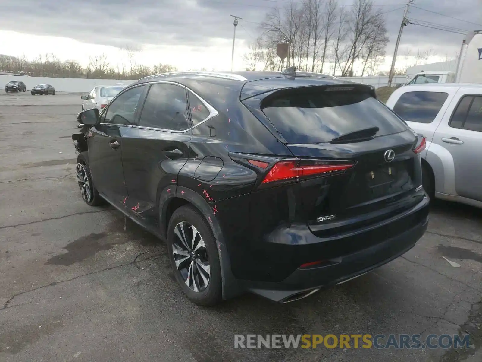 3 Photograph of a damaged car JTJBARBZ4K2182182 LEXUS NX 2019