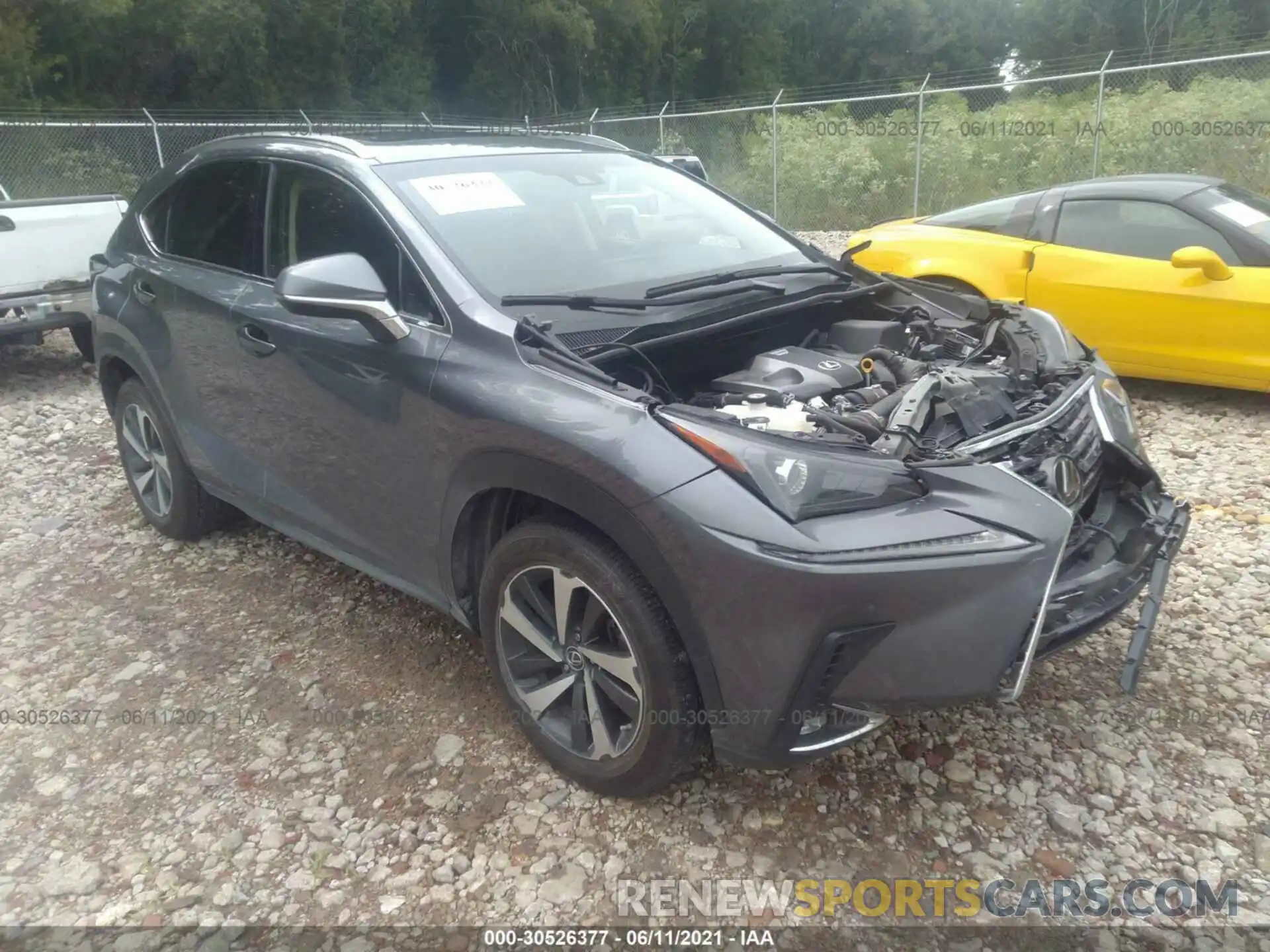 1 Photograph of a damaged car JTJBARBZ4K2183171 LEXUS NX 2019