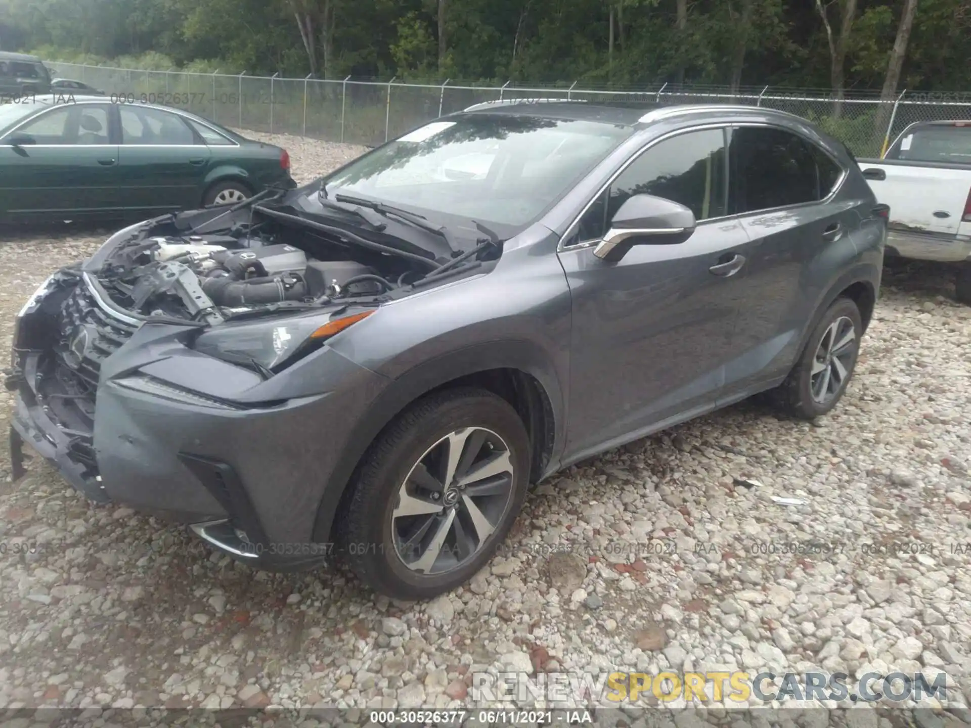 2 Photograph of a damaged car JTJBARBZ4K2183171 LEXUS NX 2019