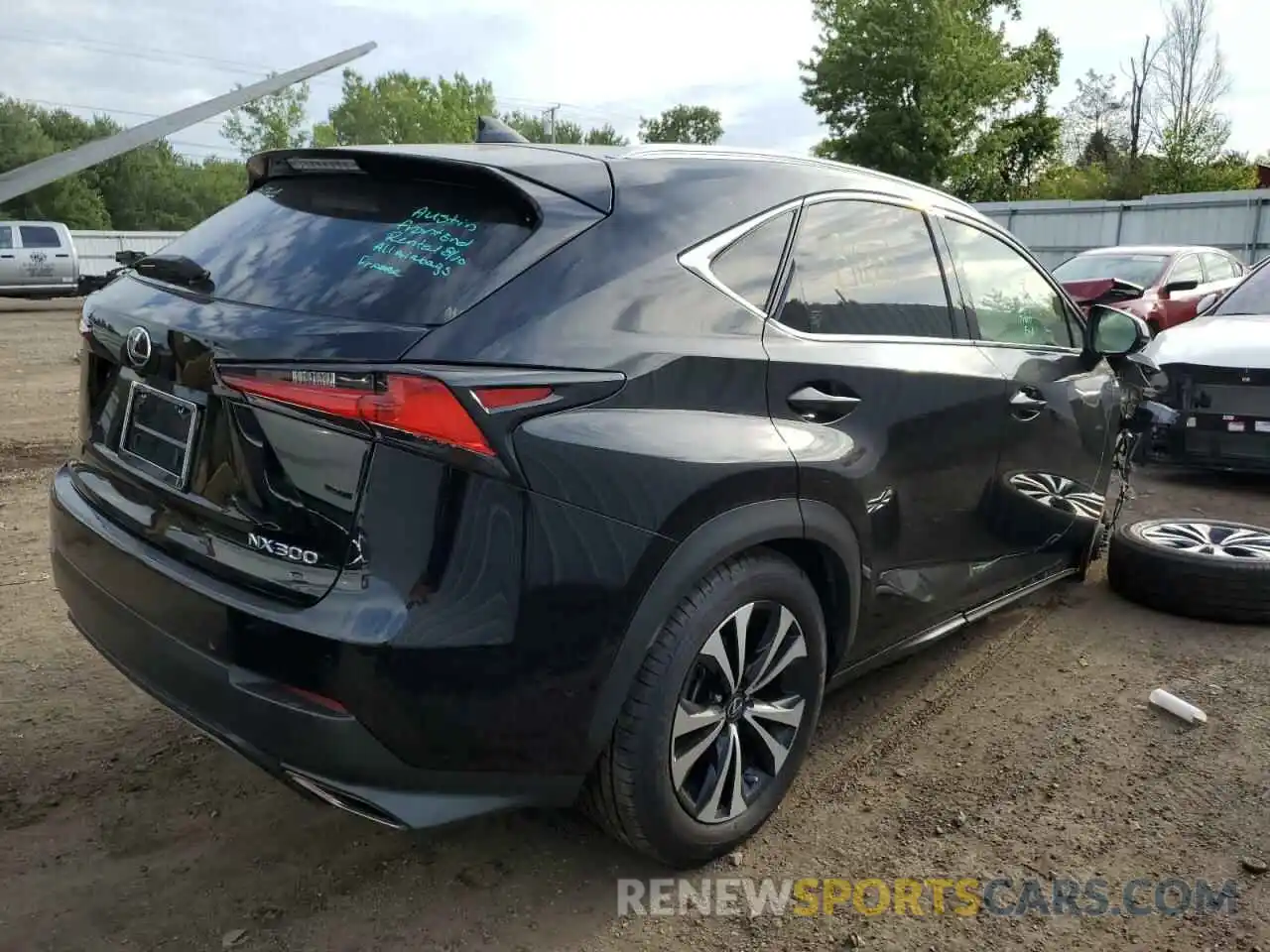 4 Photograph of a damaged car JTJBARBZ4K2183333 LEXUS NX 2019