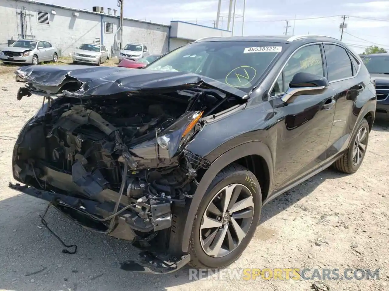 2 Фотография поврежденного автомобиля JTJBARBZ4K2183963 LEXUS NX 2019