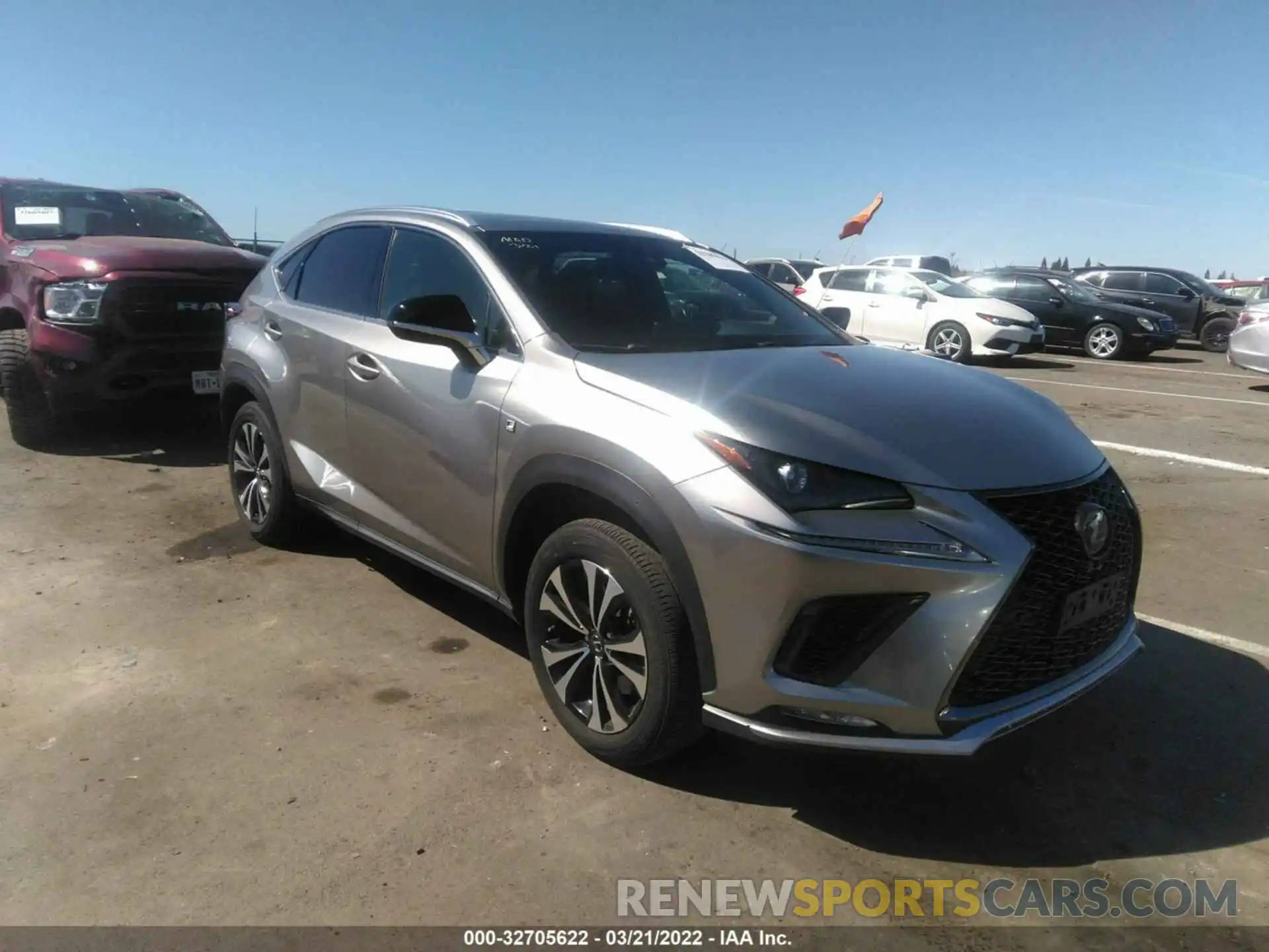 1 Photograph of a damaged car JTJBARBZ4K2186507 LEXUS NX 2019