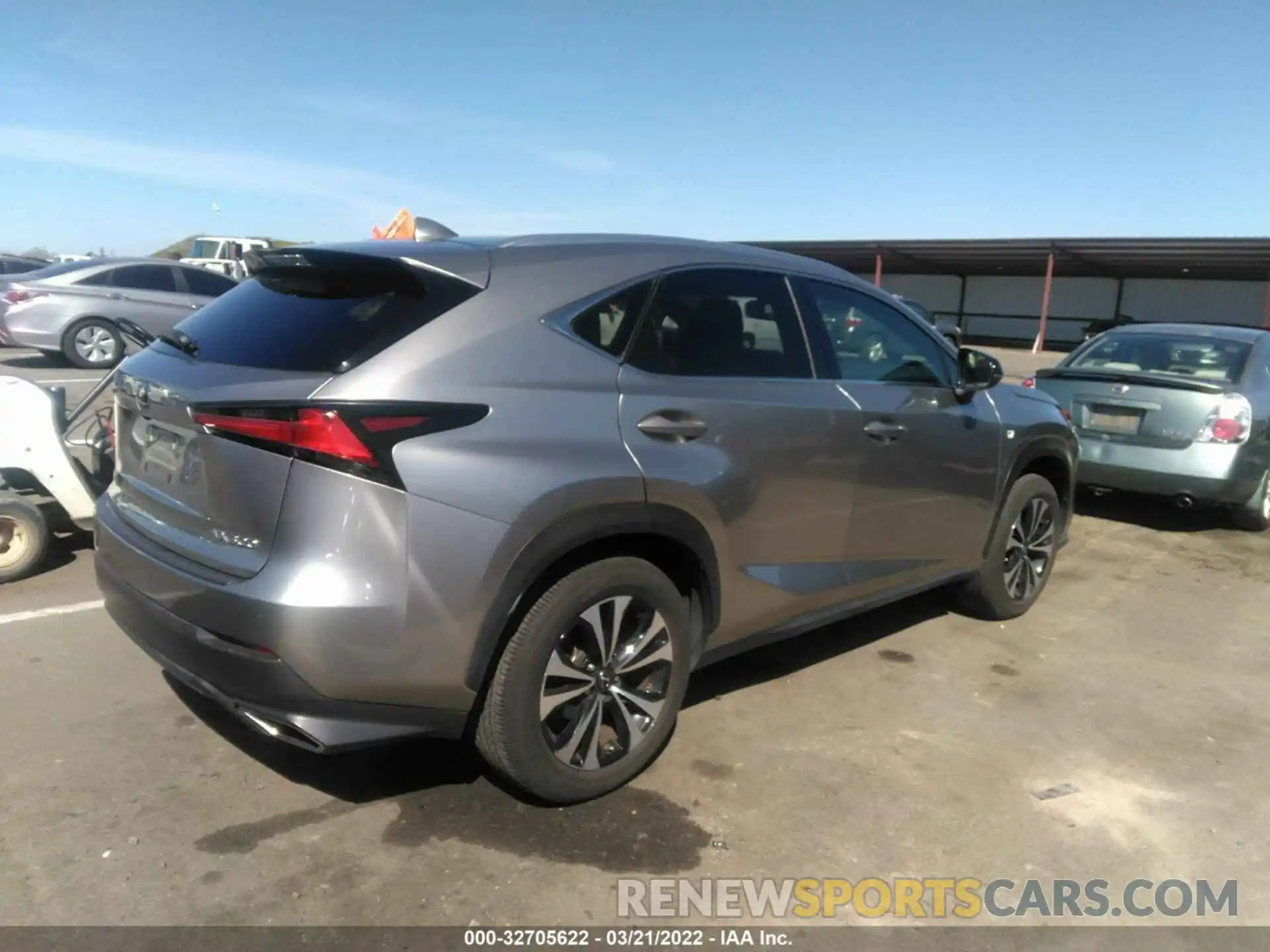 4 Фотография поврежденного автомобиля JTJBARBZ4K2186507 LEXUS NX 2019