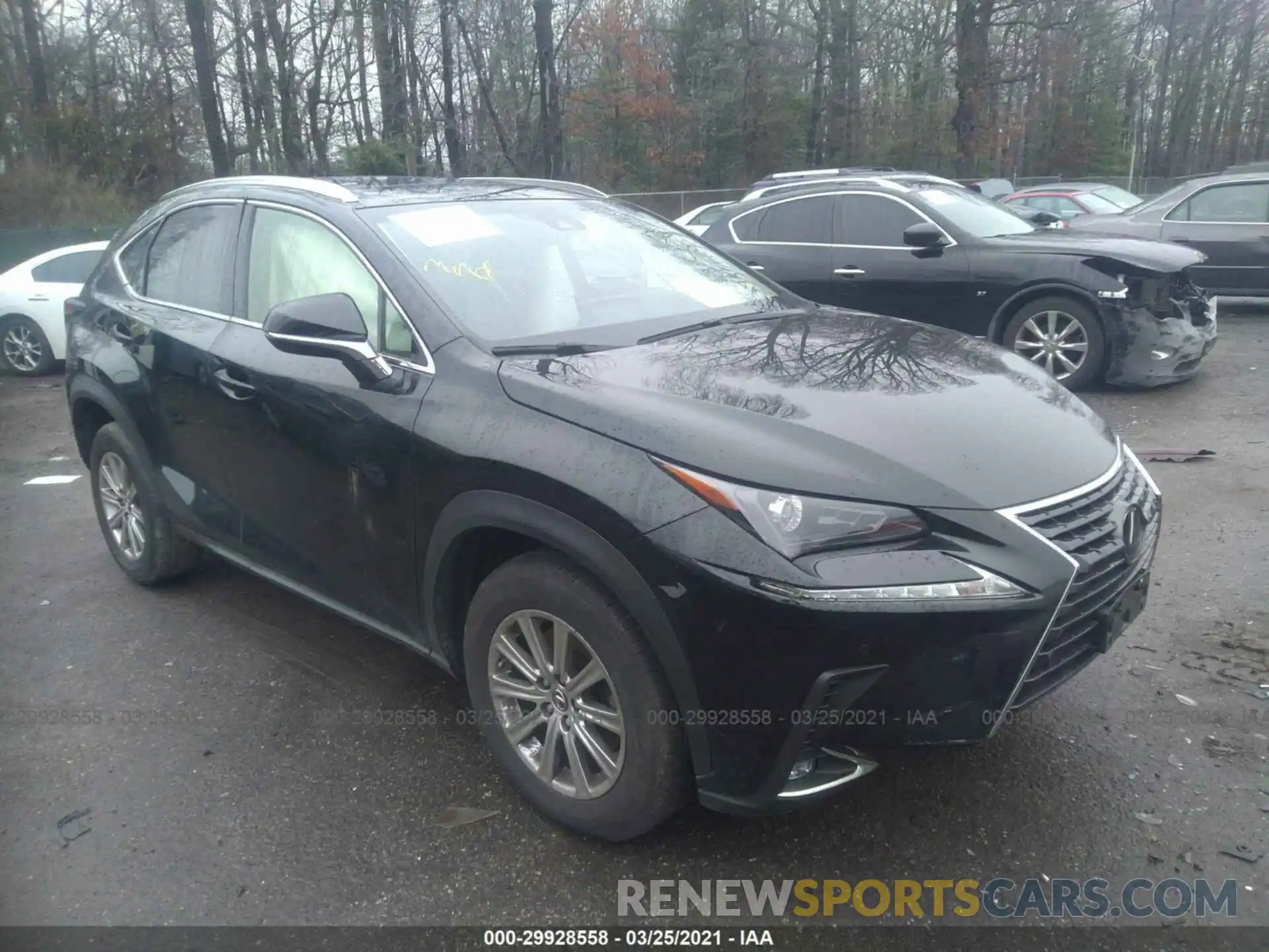 1 Photograph of a damaged car JTJBARBZ4K2190282 LEXUS NX 2019