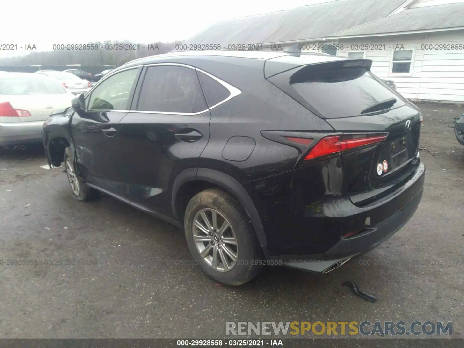 3 Фотография поврежденного автомобиля JTJBARBZ4K2190282 LEXUS NX 2019