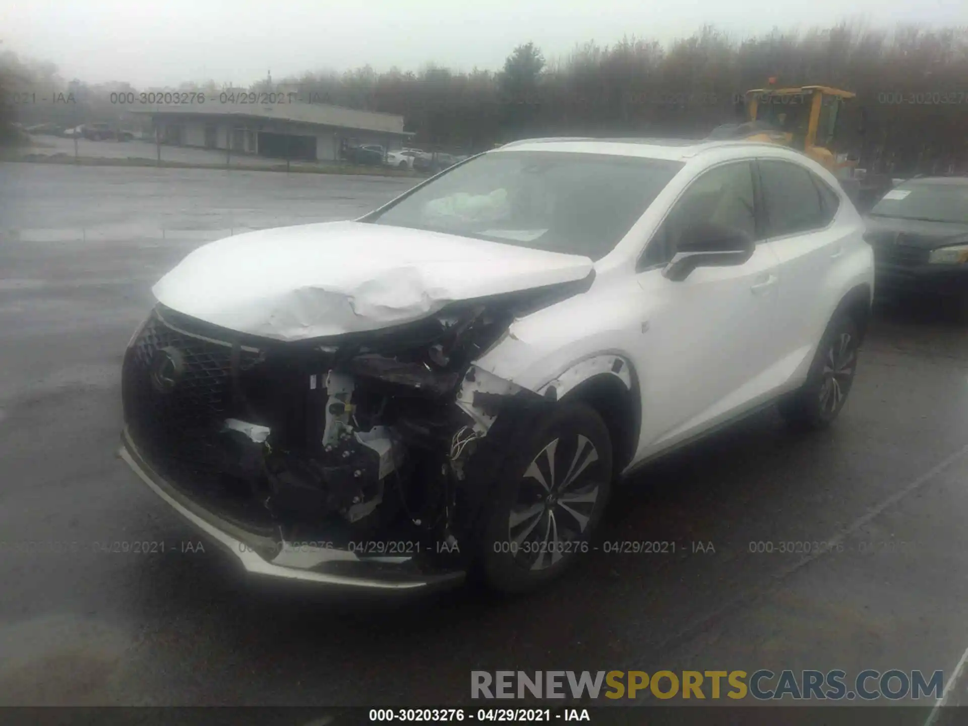 2 Photograph of a damaged car JTJBARBZ4K2191688 LEXUS NX 2019