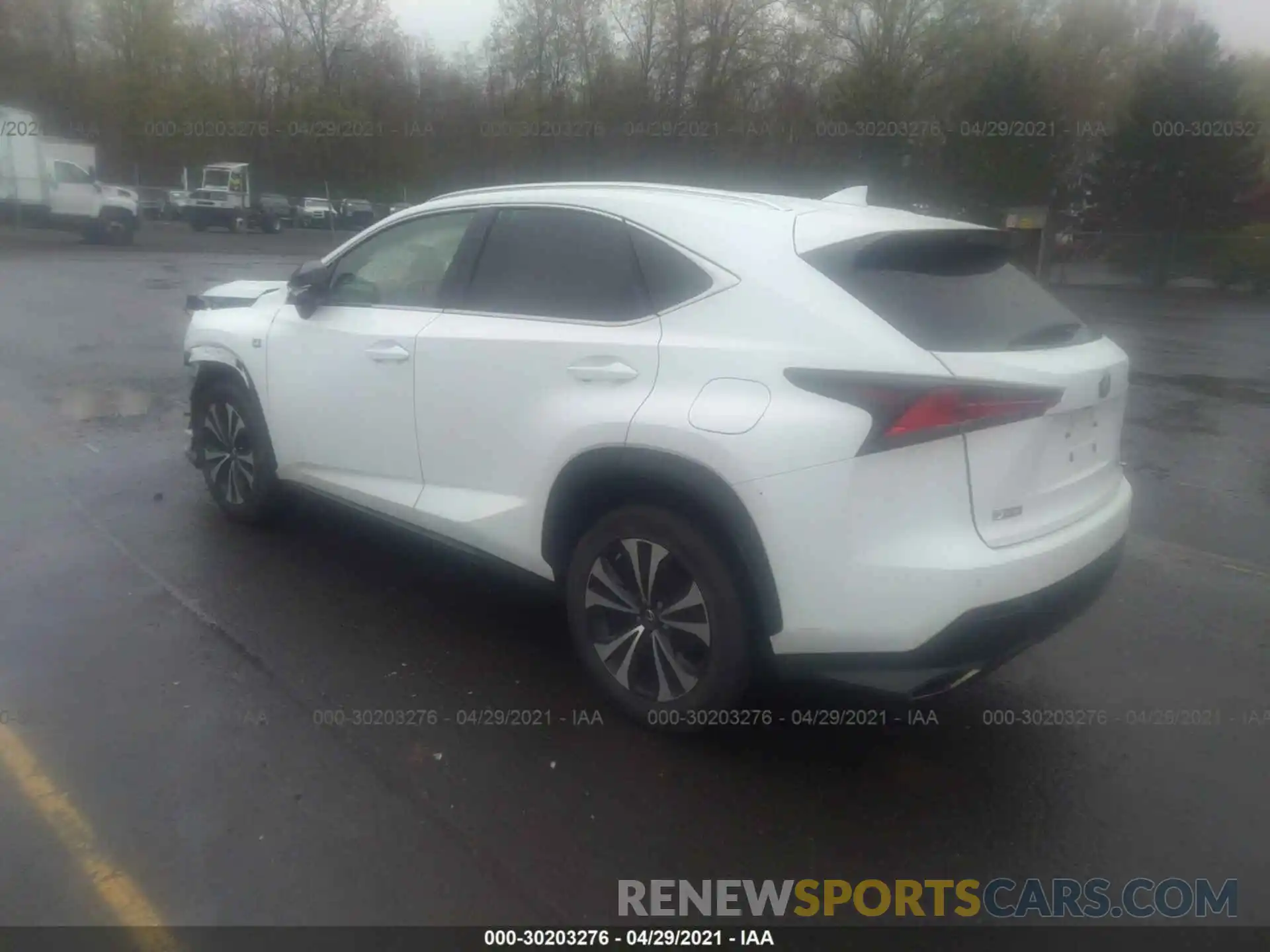 3 Photograph of a damaged car JTJBARBZ4K2191688 LEXUS NX 2019