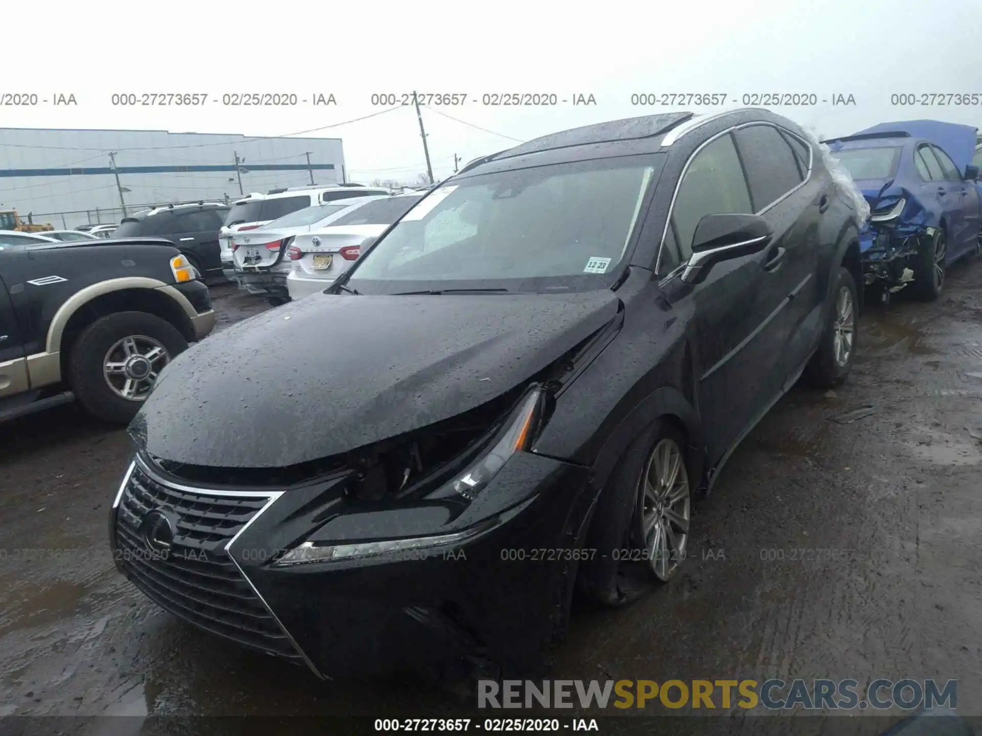 2 Photograph of a damaged car JTJBARBZ4K2193165 LEXUS NX 2019