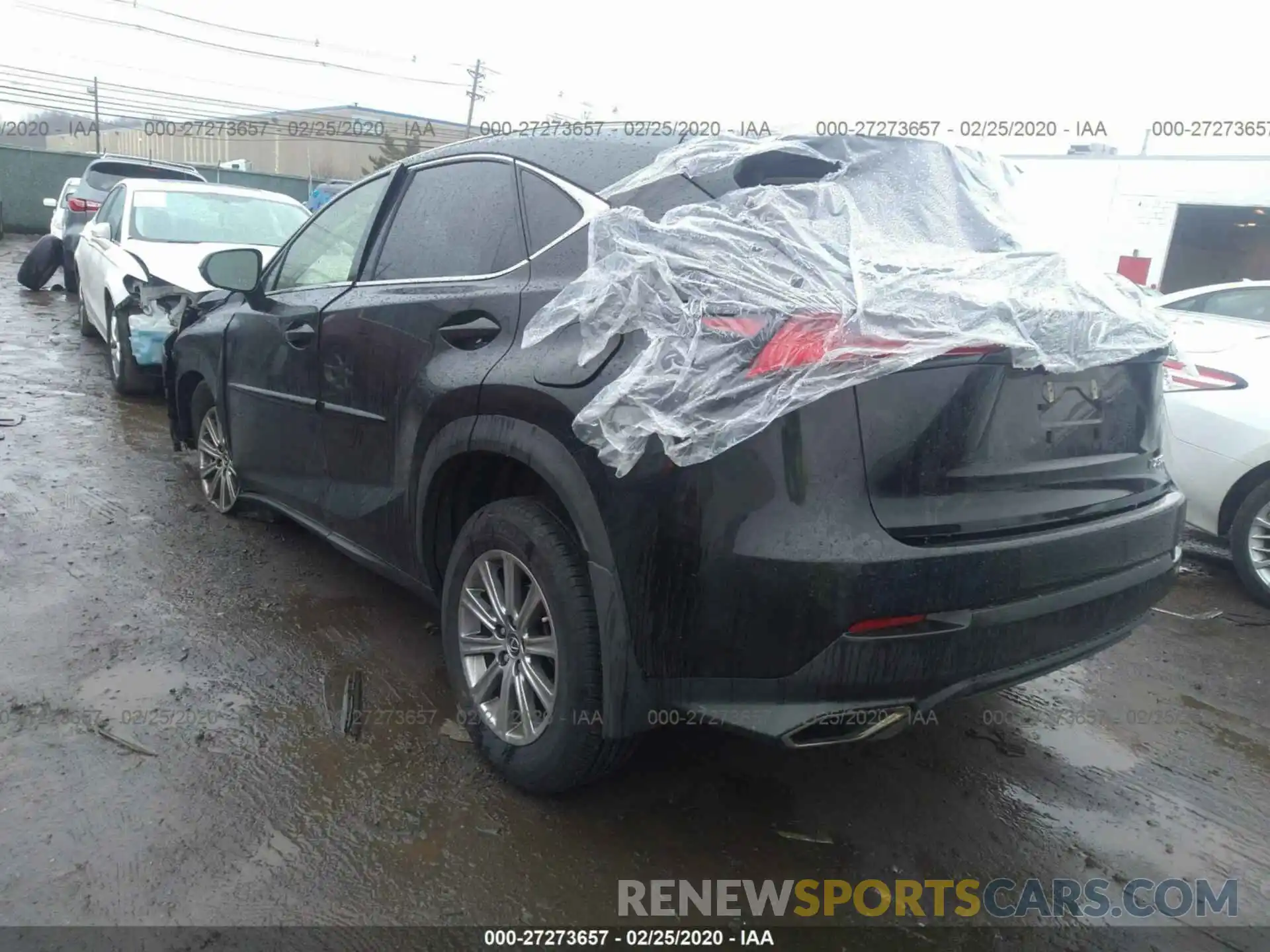 3 Фотография поврежденного автомобиля JTJBARBZ4K2193165 LEXUS NX 2019