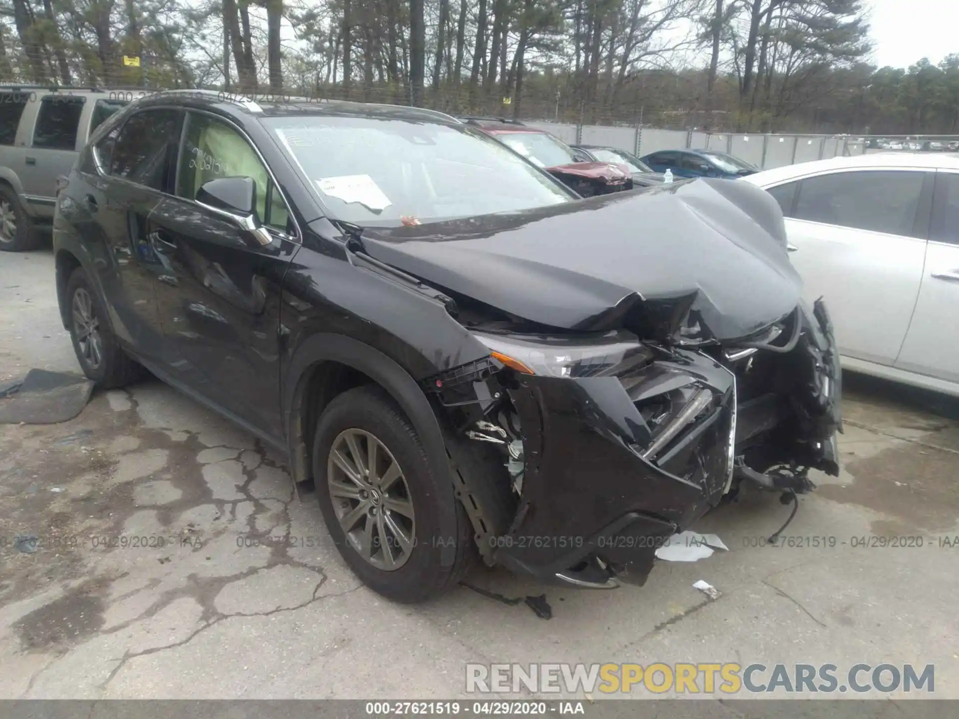 1 Photograph of a damaged car JTJBARBZ4K2194526 LEXUS NX 2019