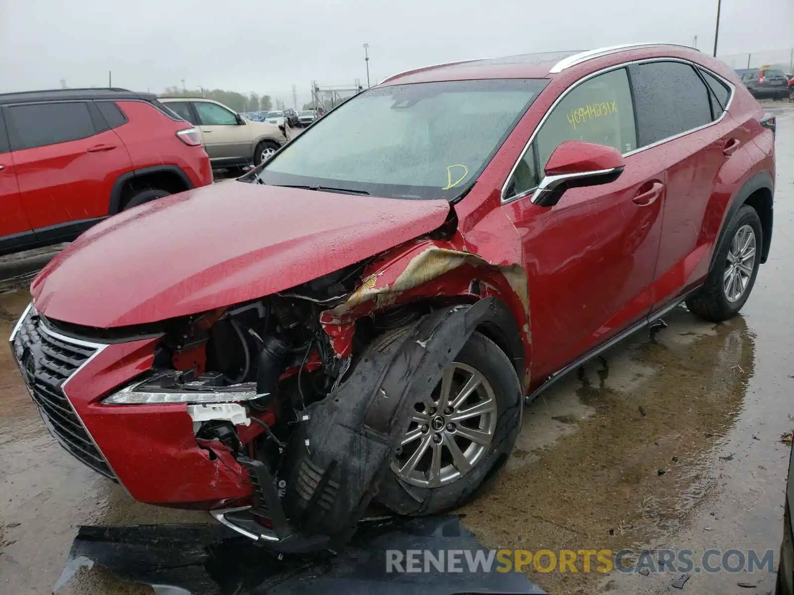 2 Photograph of a damaged car JTJBARBZ4K2204066 LEXUS NX 2019