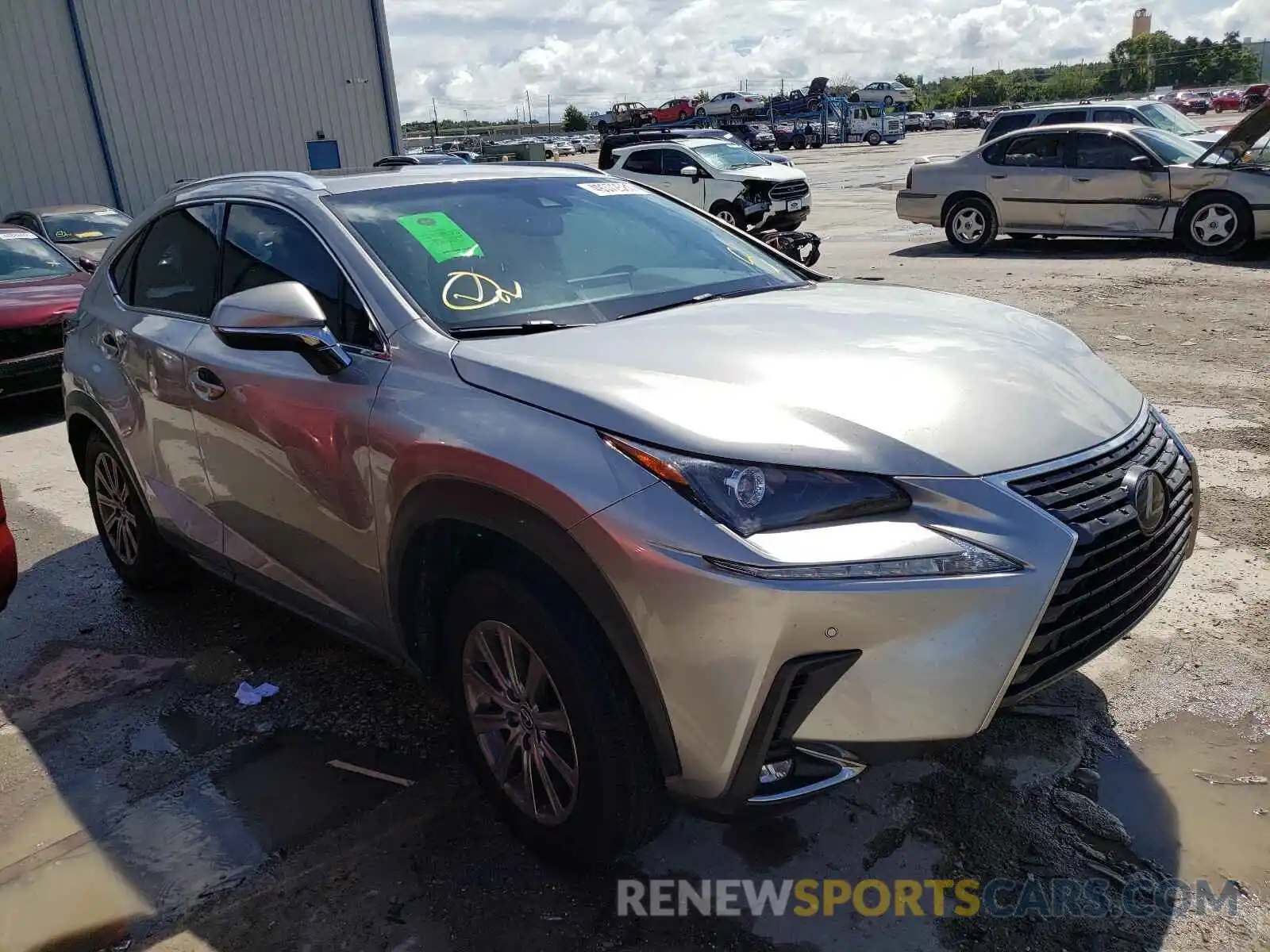 1 Photograph of a damaged car JTJBARBZ4K2209784 LEXUS NX 2019