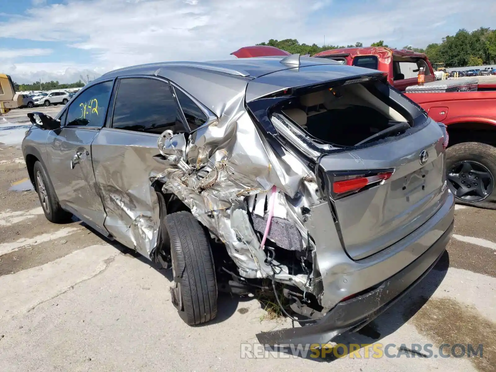 3 Photograph of a damaged car JTJBARBZ4K2209784 LEXUS NX 2019