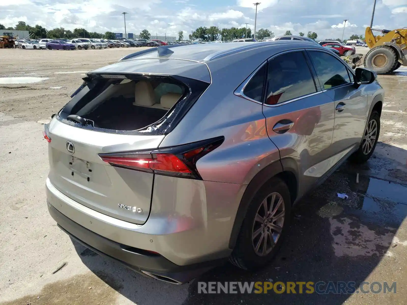 4 Photograph of a damaged car JTJBARBZ4K2209784 LEXUS NX 2019