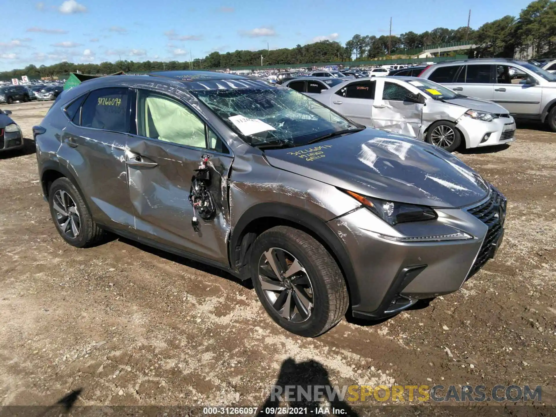 1 Photograph of a damaged car JTJBARBZ4K2209851 LEXUS NX 2019