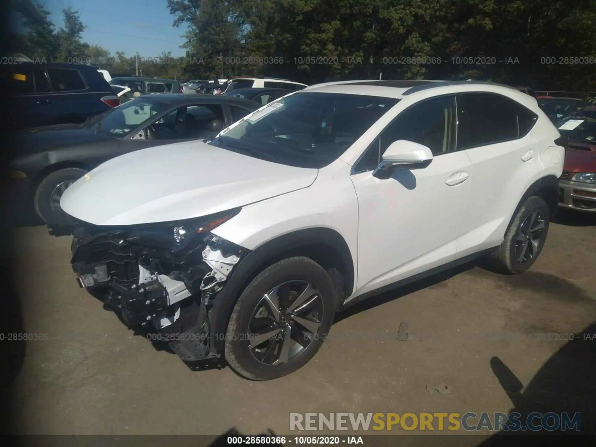 2 Фотография поврежденного автомобиля JTJBARBZ4K2211597 LEXUS NX 2019