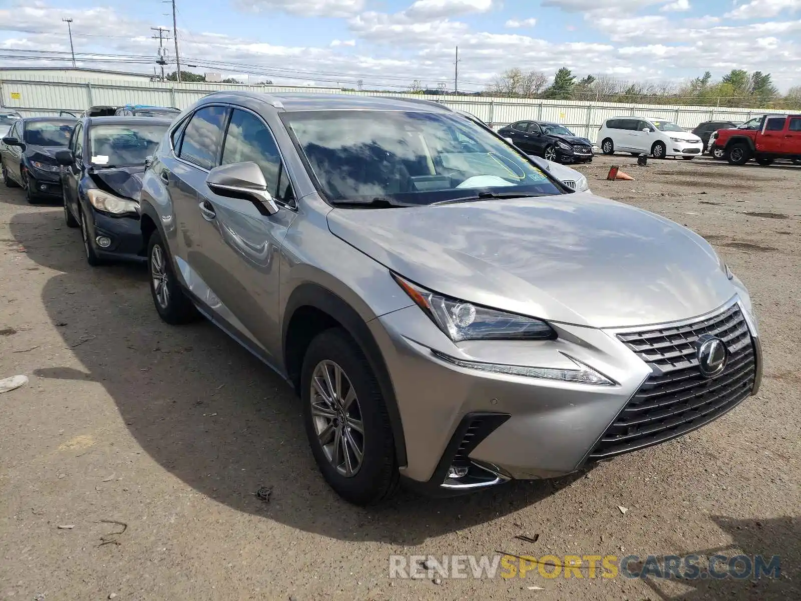 1 Photograph of a damaged car JTJBARBZ4K2215729 LEXUS NX 2019