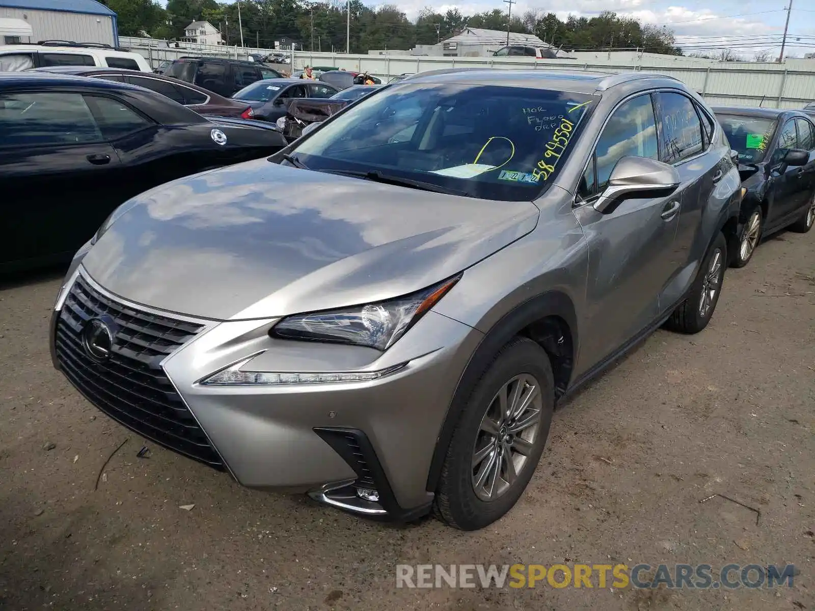 2 Photograph of a damaged car JTJBARBZ4K2215729 LEXUS NX 2019