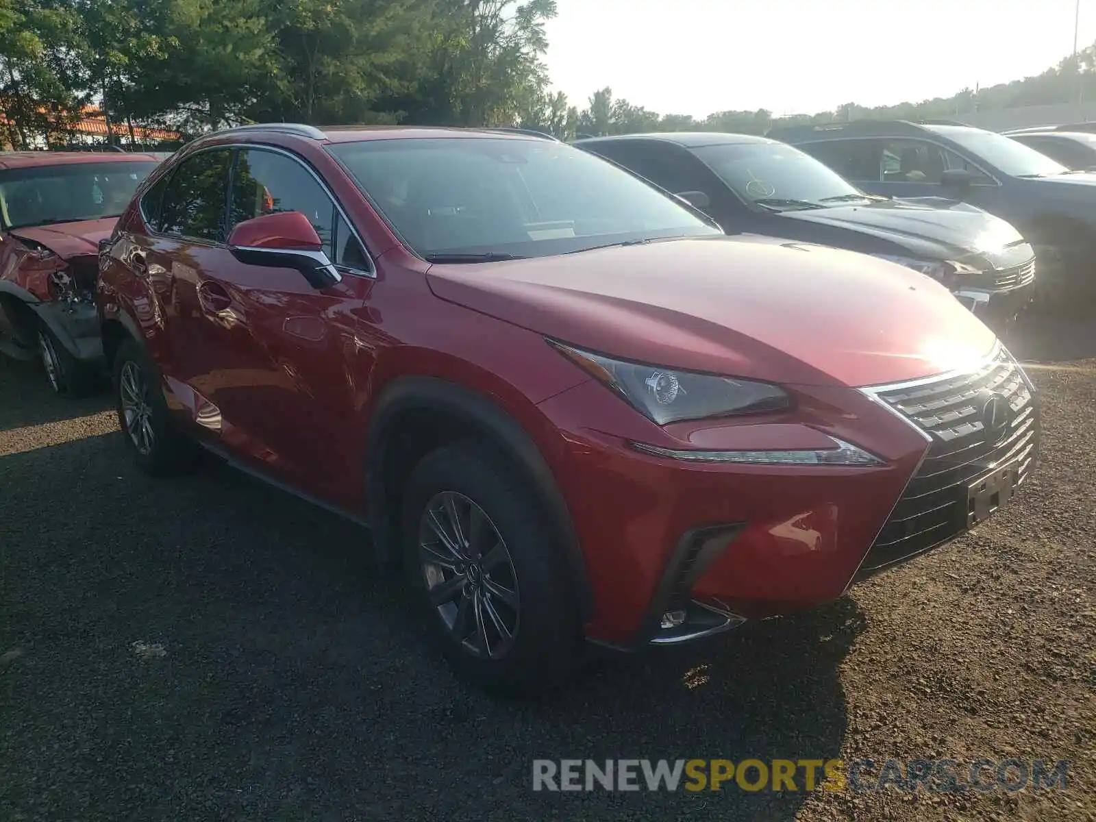 1 Photograph of a damaged car JTJBARBZ5K2180697 LEXUS NX 2019