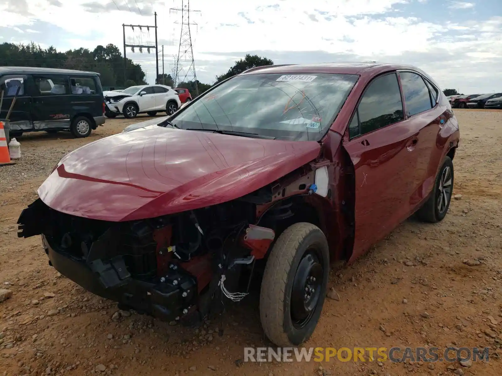 2 Photograph of a damaged car JTJBARBZ5K2183745 LEXUS NX 2019