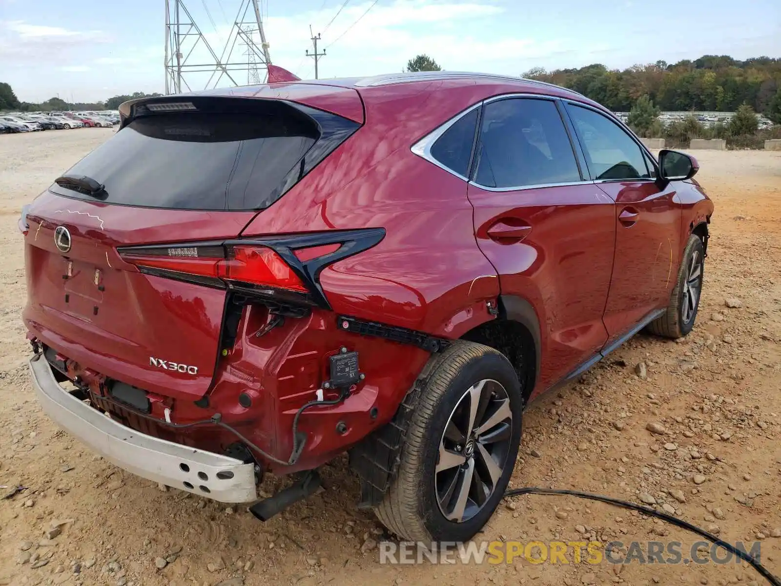 4 Photograph of a damaged car JTJBARBZ5K2183745 LEXUS NX 2019