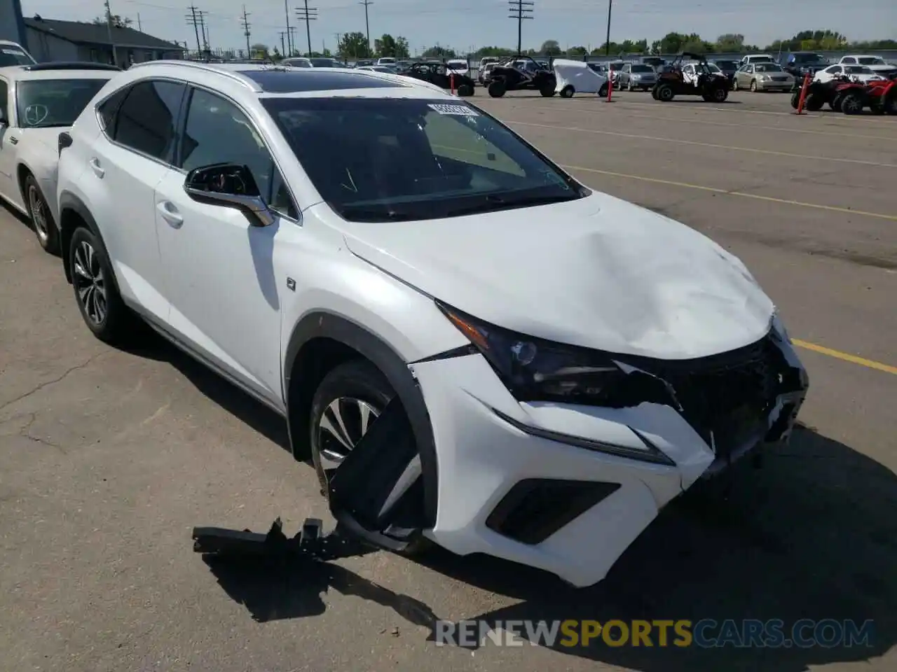 1 Photograph of a damaged car JTJBARBZ5K2186130 LEXUS NX 2019