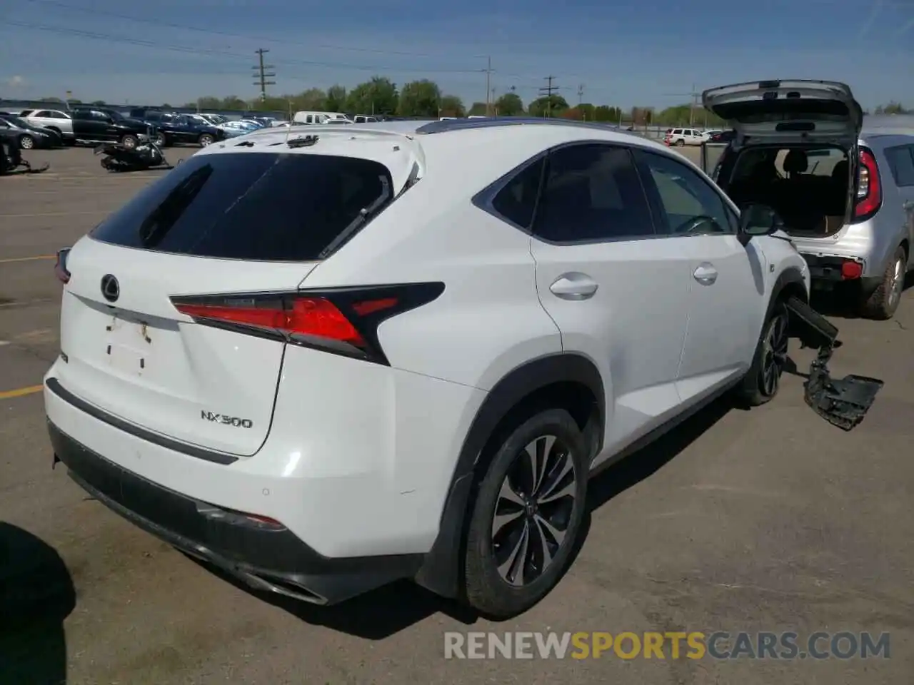 4 Photograph of a damaged car JTJBARBZ5K2186130 LEXUS NX 2019